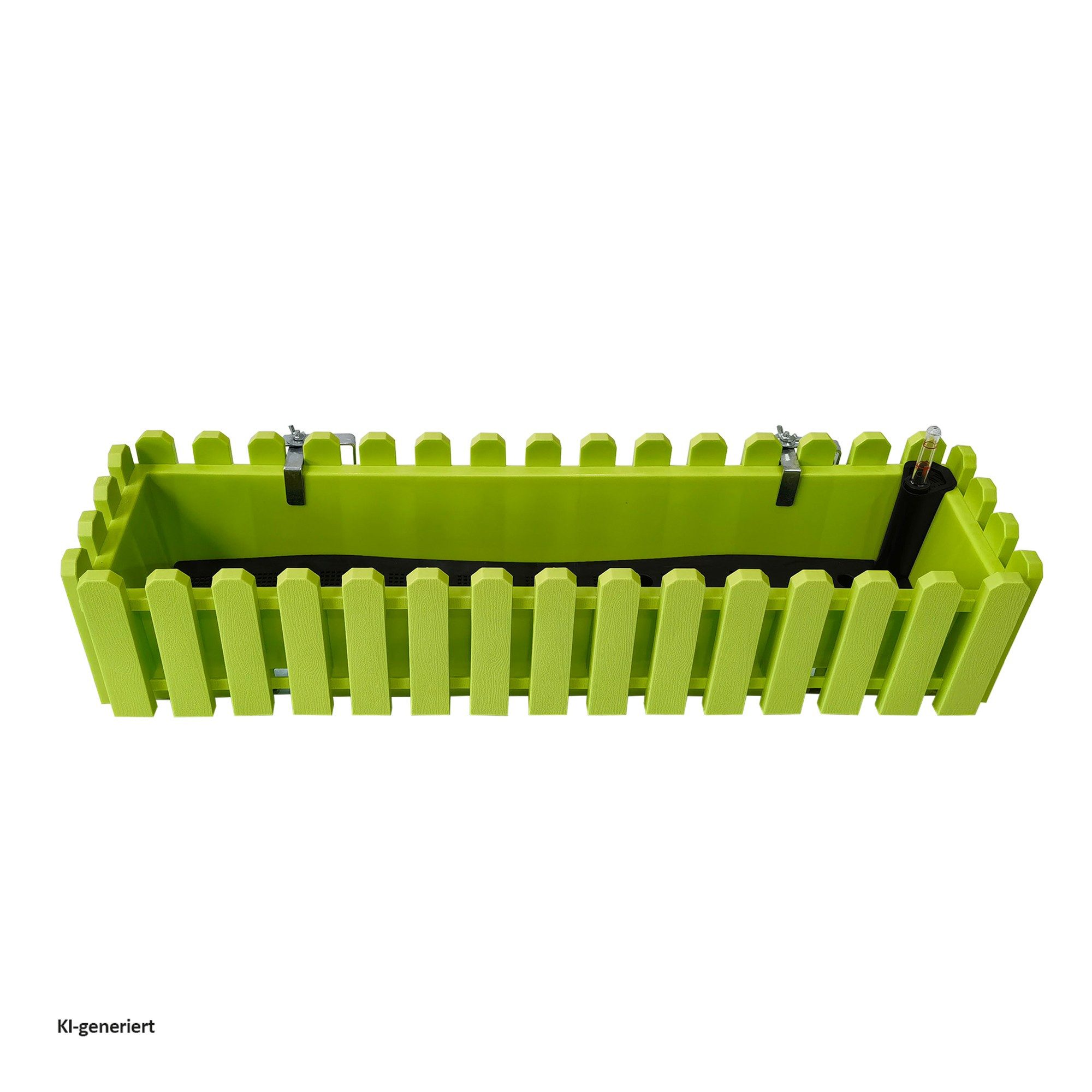 HTI-Living Blumenkasten Pflanzkasten mit Wasserspeicher Nessa (Stück, 1 St., 1 Blumenkasten), Blumenkasten mit Wasserstandsanzeige