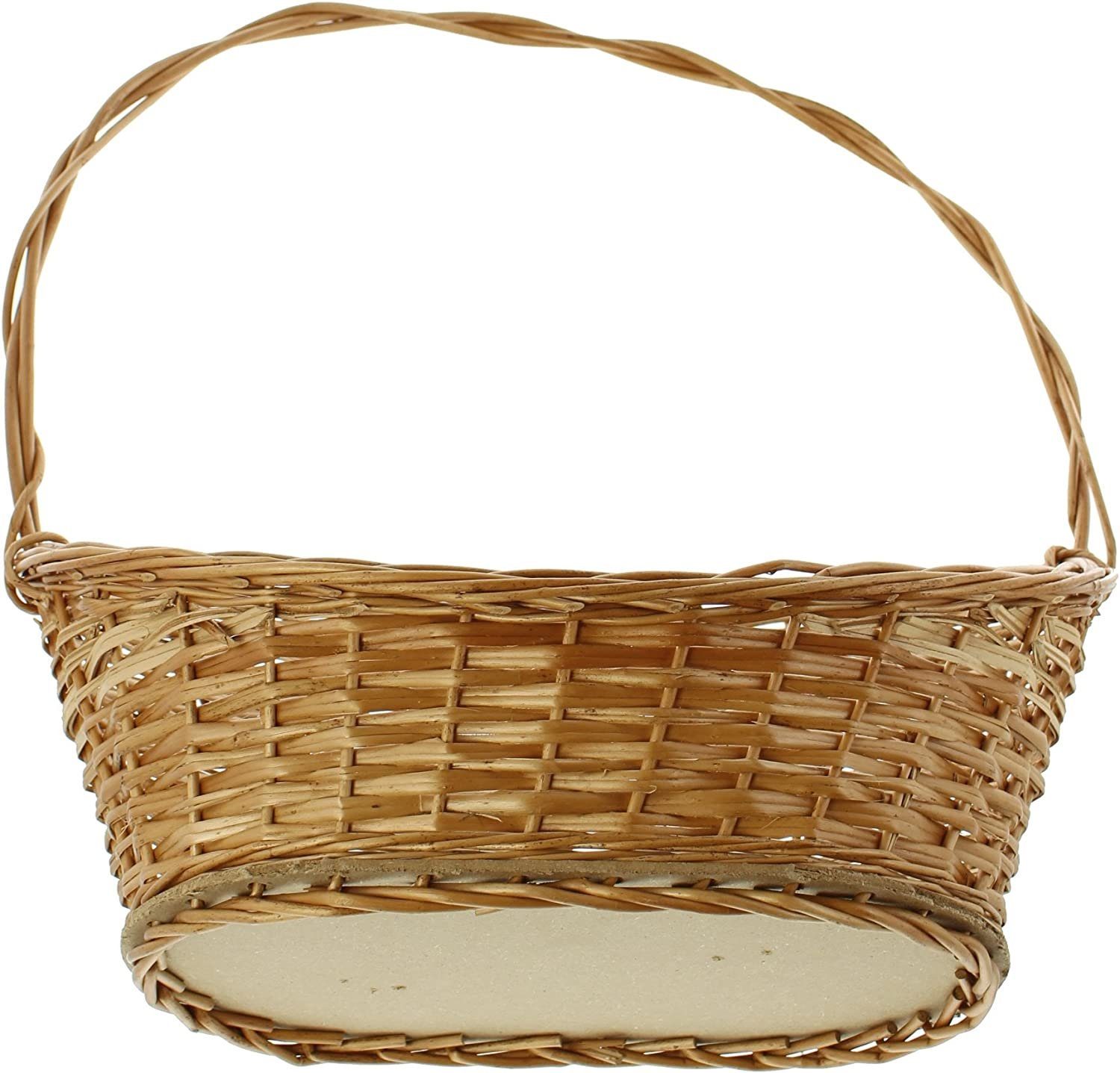 Dekoleidenschaft Geschenkbox Präsentkorb "Natur" aus Weide in 3 Größen, Geschenkkorb leer (1 St), Henkelkorb, Weidenkorb – Bild 4 von 5