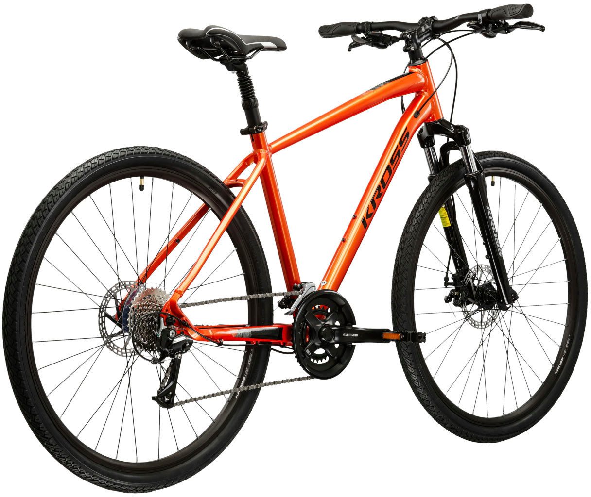 Kross Crossrad Evado 3.0, 16 Gang Shimano ACERA M3020 Schaltwerk, Kettenschaltung