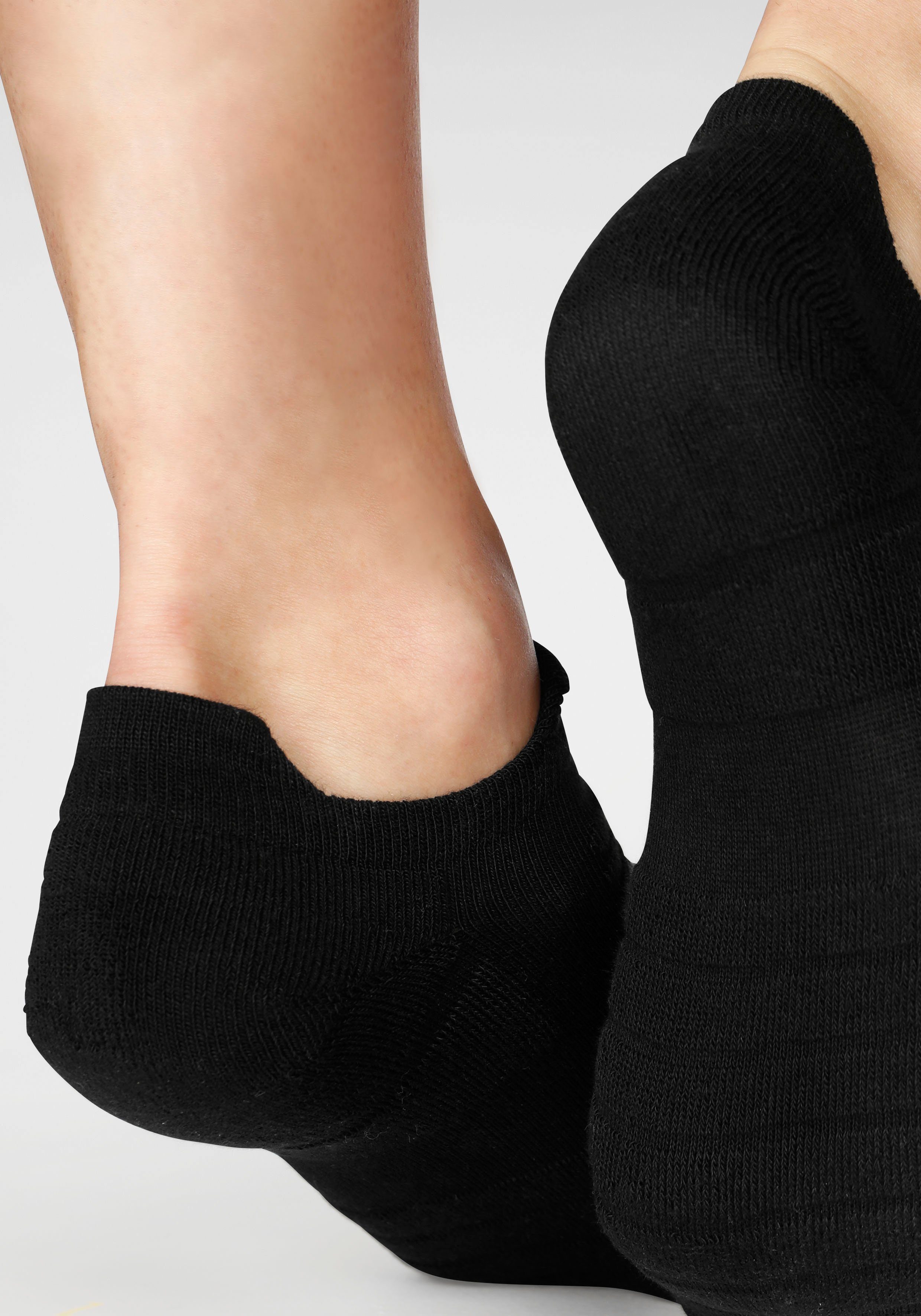 LASCANA ACTIVE Sneakersocken Sneaker Socken Damen, Kurze Sportsocken, Lauf- Wandersocken (Packung, 5-Paar, Gr. 35-38 bis 39-42) mit Frottee Details – Bild 4 von 5