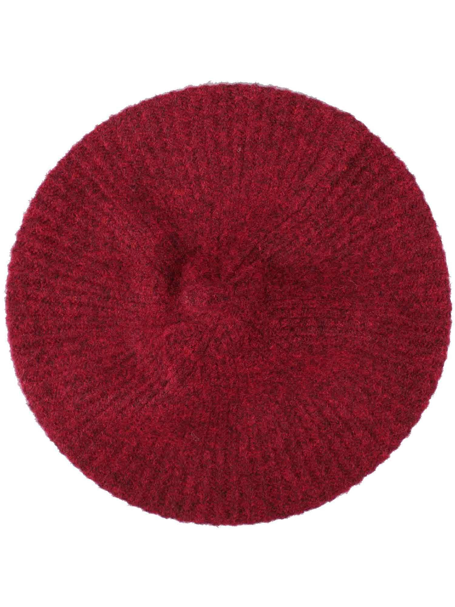 Fraas Strickmütze Polyester Strick-Baskenmütze (ohne Fransen)