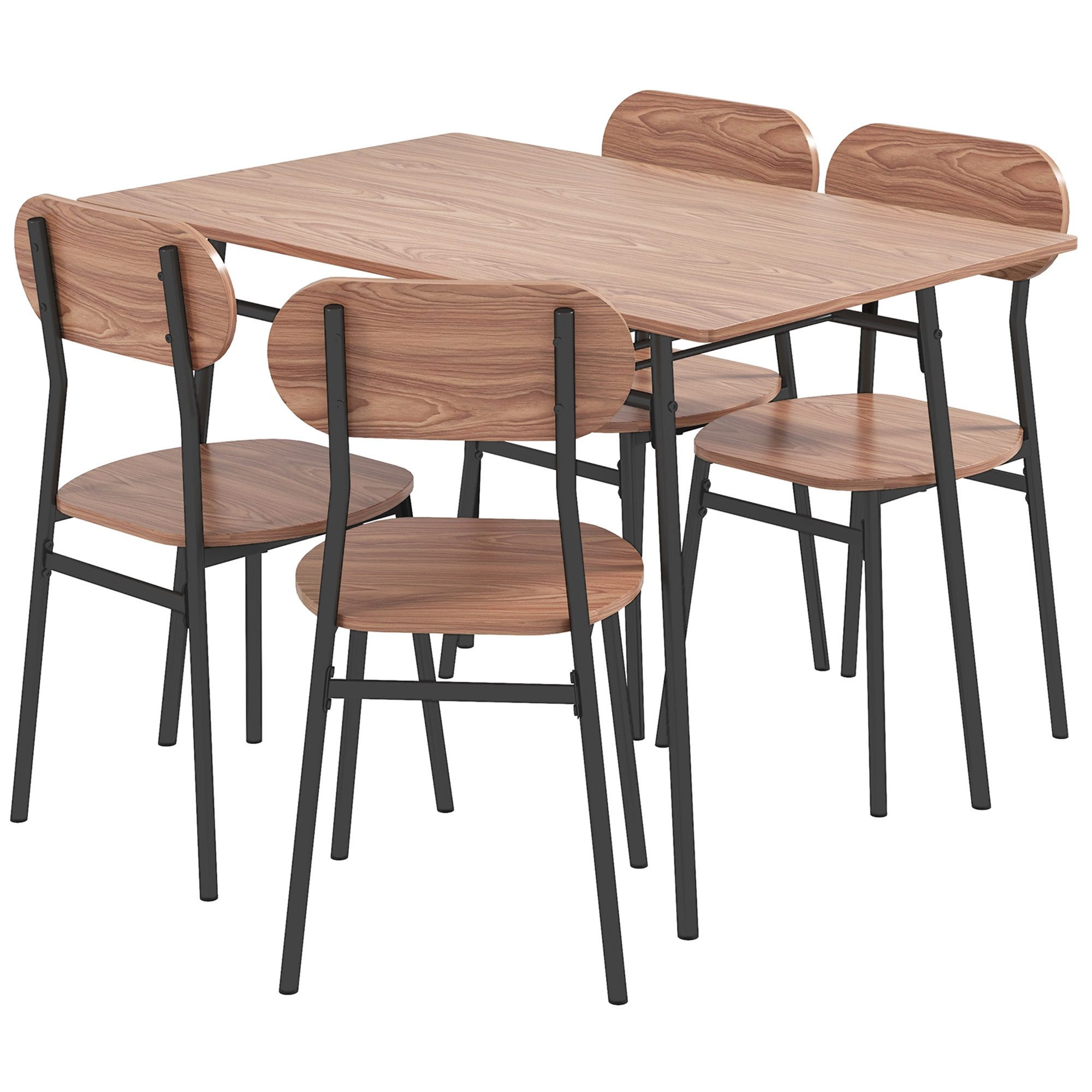 furnicato Essgruppe Tisch mit Stühlen Esszimmertisch, günstig online kaufen