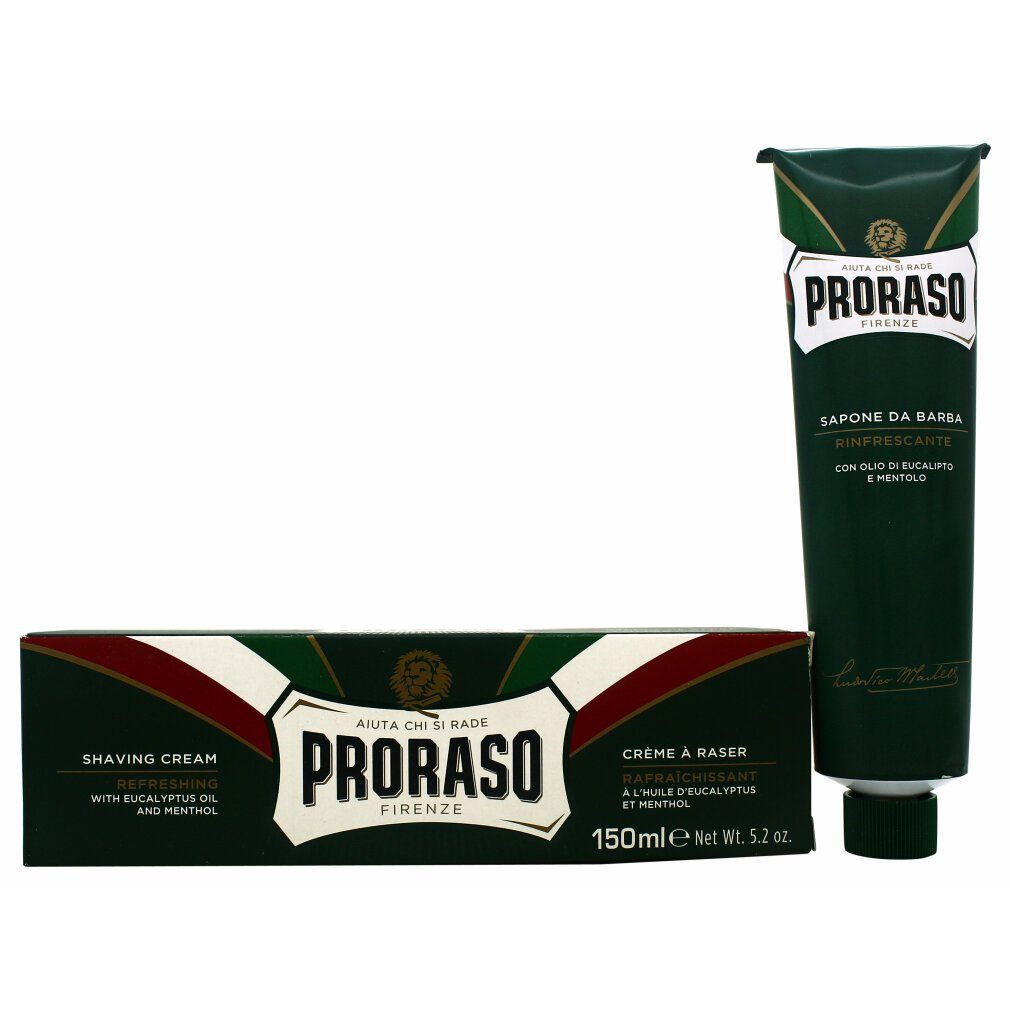 PRORASO Rasiercreme Green Shaving Cream 150ml