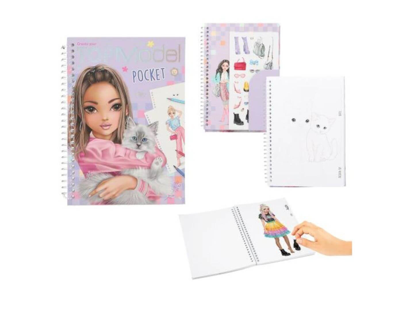 Depesche Sticker TOPModel Pocket Malbuch