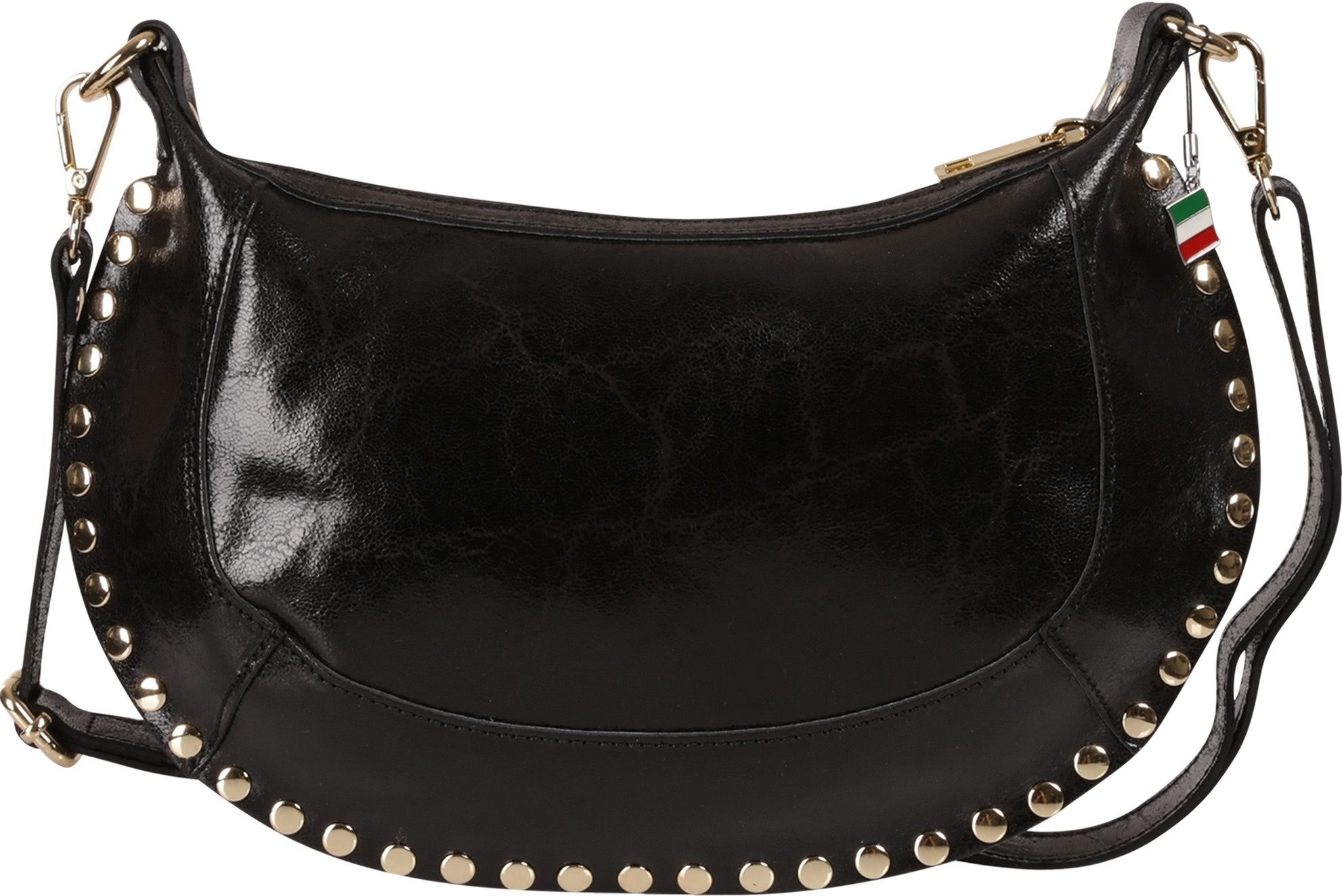 Schultertasche Florence Damen Satteltasche Nieten