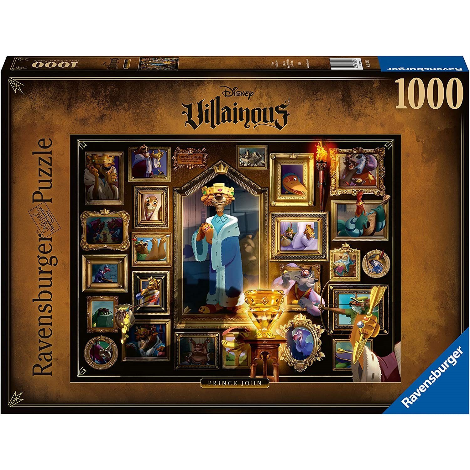 Ravensburger Puzzle Ravensburger - Disney Villainous: Prince John, 1000  Teile Puzzle, 1000 Puzzleteile