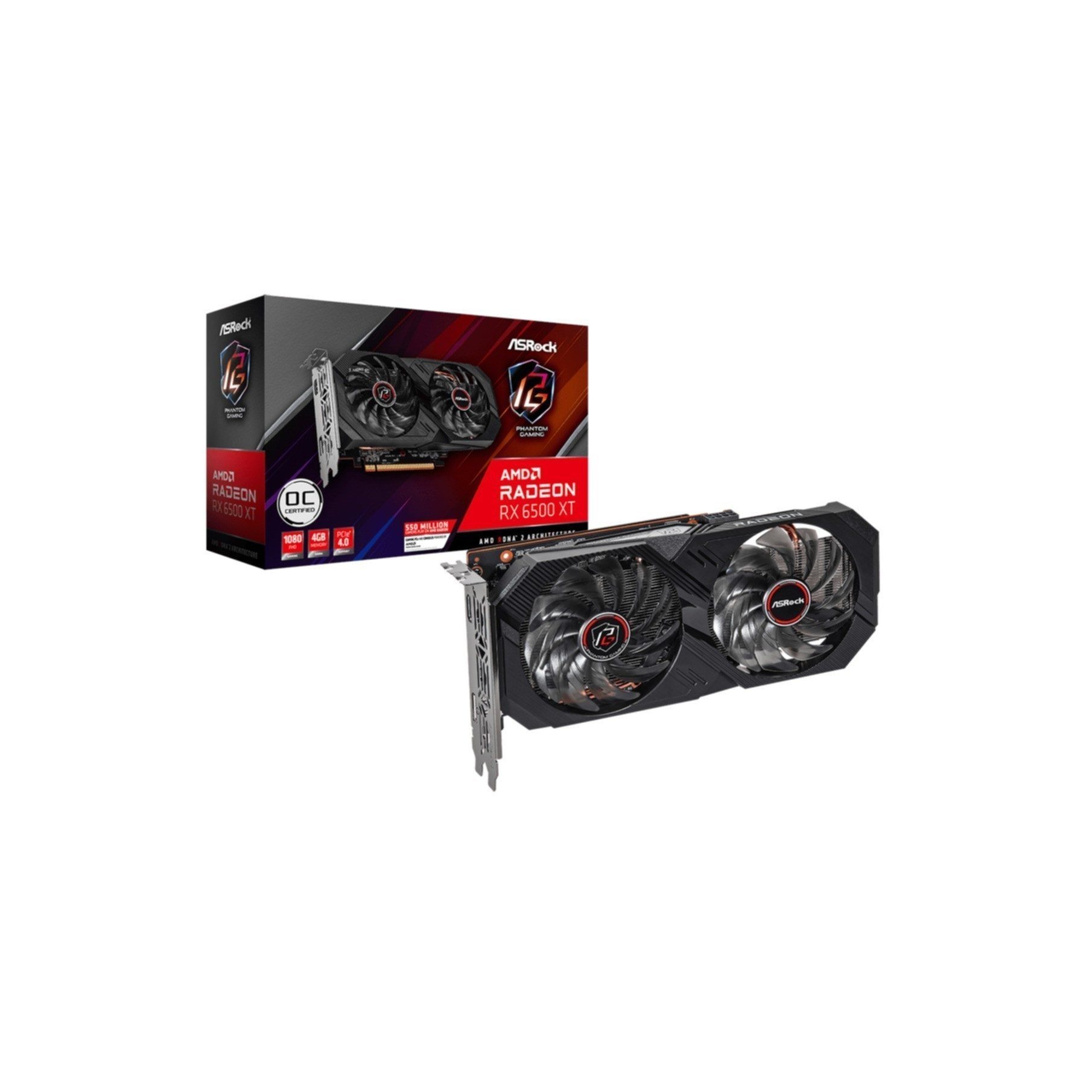 RX 6500 XT 4GB OC Grafikkarte