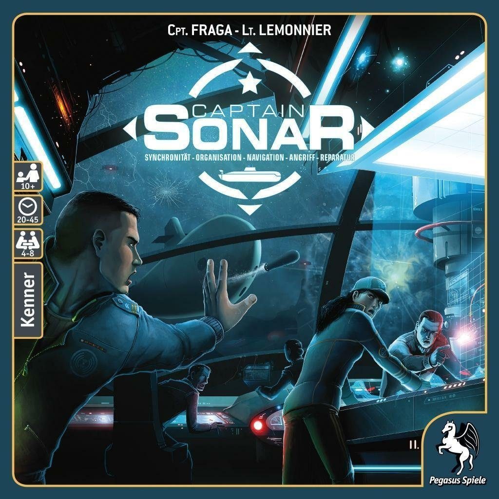 Pegasus Spiele Spiel, Captain Sonar (deutsche Ausgabe) *Empfohlen Kennerspiel 2017*