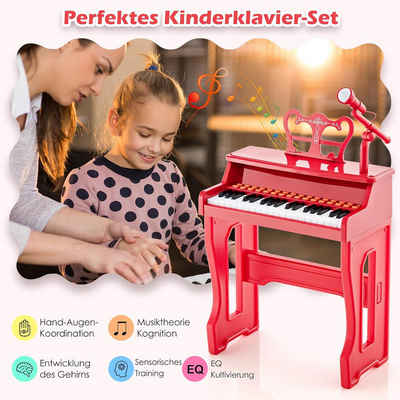 KOMFOTTEU Spielzeug-Musikinstrument Keyboard mit 37 Tasten, für kinder ab 3 Jahren