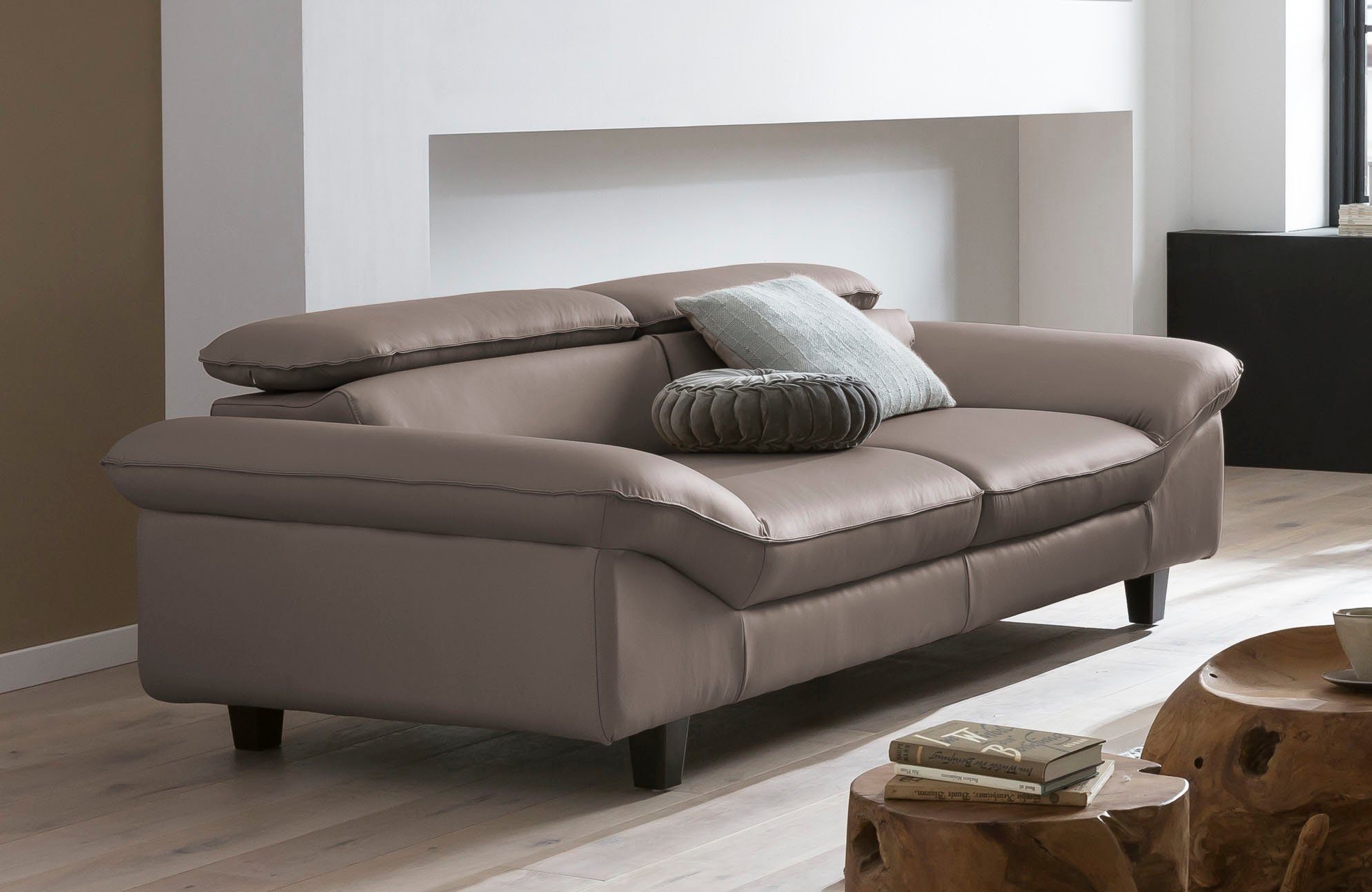Home affaire 2-Sitzer Pilot, Big-Sofa mit Kopfteilverstellung
