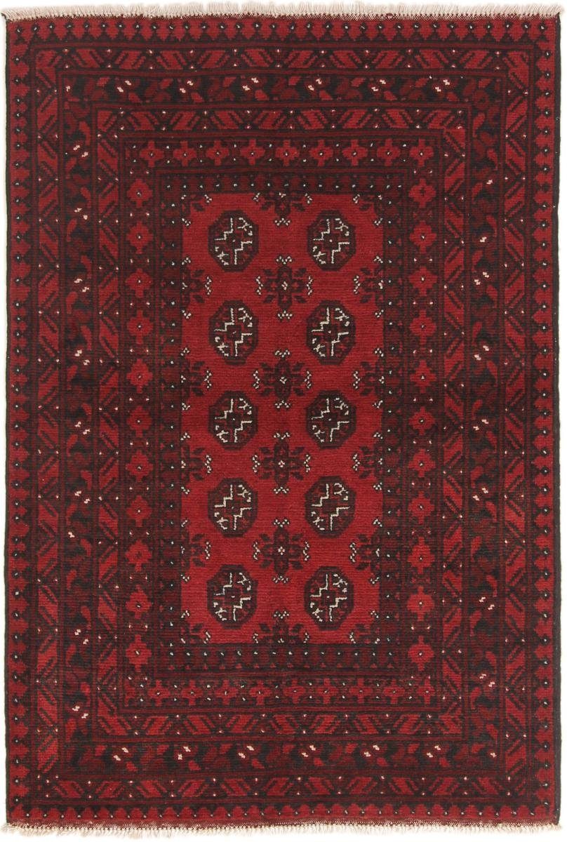 Orientteppich Afghan Akhche 98x148 Handgeknüpfter Orientteppich, Nain Trading, rechteckig, Höhe: 6 mm