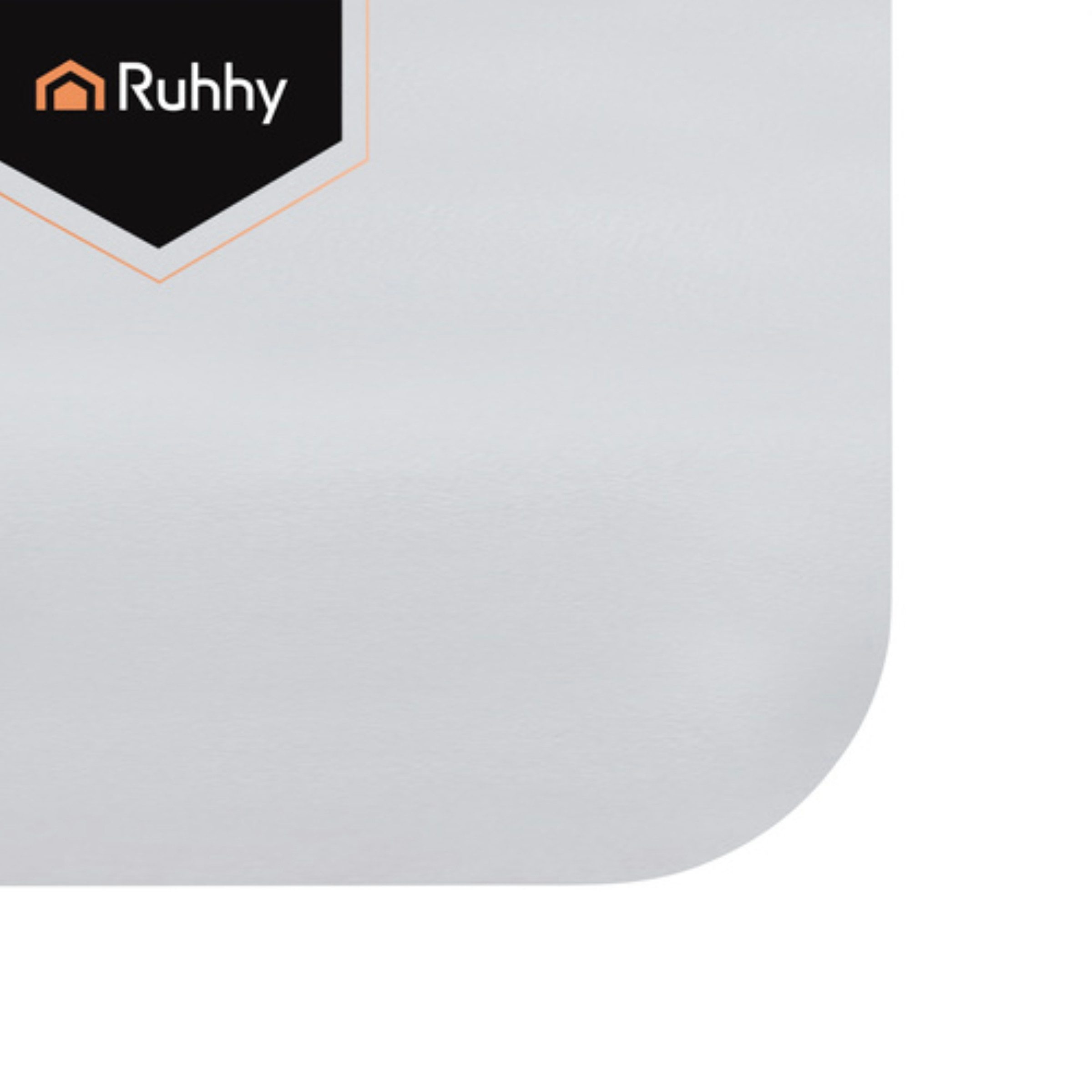 Ruhhy Bodenschutzmatte Bodenschutzmatte Stuhlunterlage 90x130cm transparent PP, Einzel Bodenschutzmatte für Büro Stuhlunterlage, Bodenschutzmatte aus Polypropyl – Bild 5 von 5