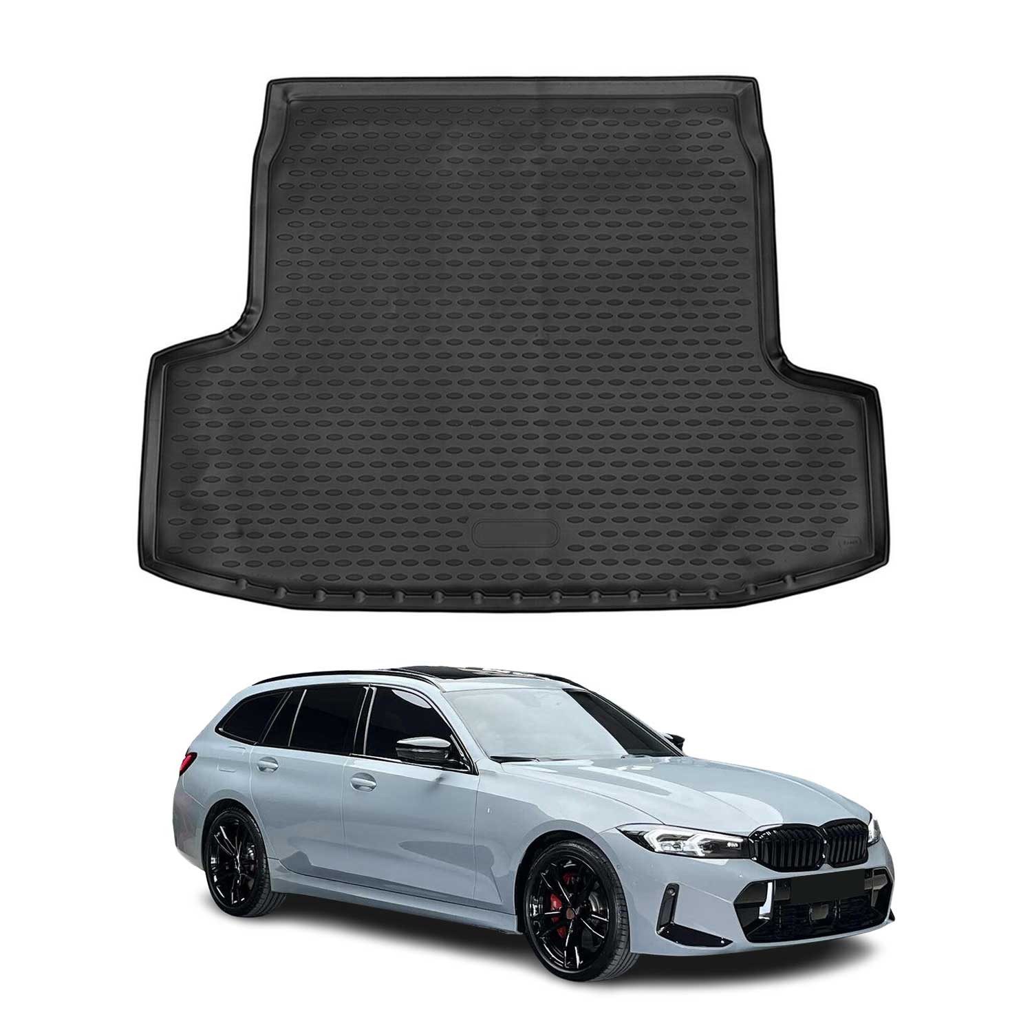 OMAC Kofferraummatte Kofferraummatte Kofferraumwanne für BMW 3er G21 Touring 2019-2024 (1 St), für BMW 3er G21 Touring 2019-2024 BMW 3er G21 Touring 2019-2024, Einfache Installation,Antirutsch,Leicht zu reinigen,Leichtgewicht