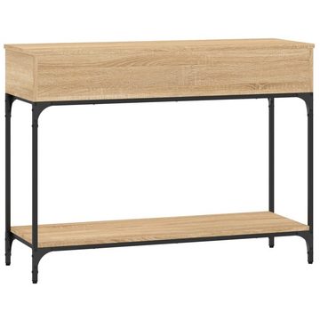 furnicato Beistelltisch Konsolentisch Sonoma-Eiche 100x34,5x75 cm Holzwerkstoff