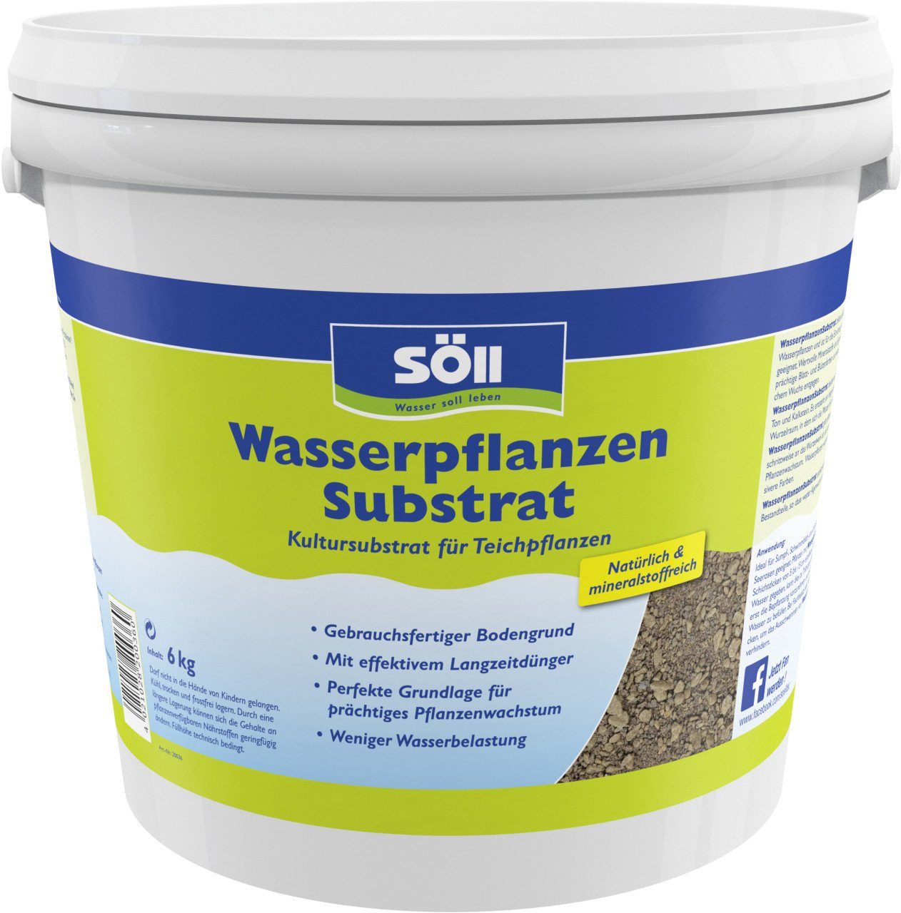 SÖLL Teichpflege Söll WasserpflanzenSubstrat 6 kg