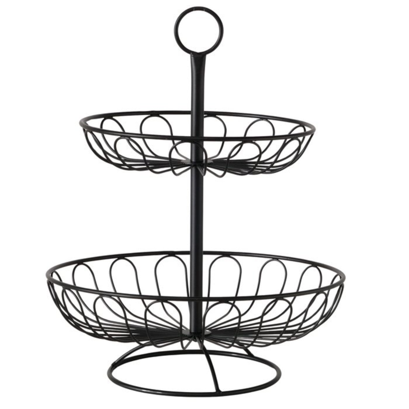 BOLTZE Etagere Etagere aus Metall H35cm schwarz