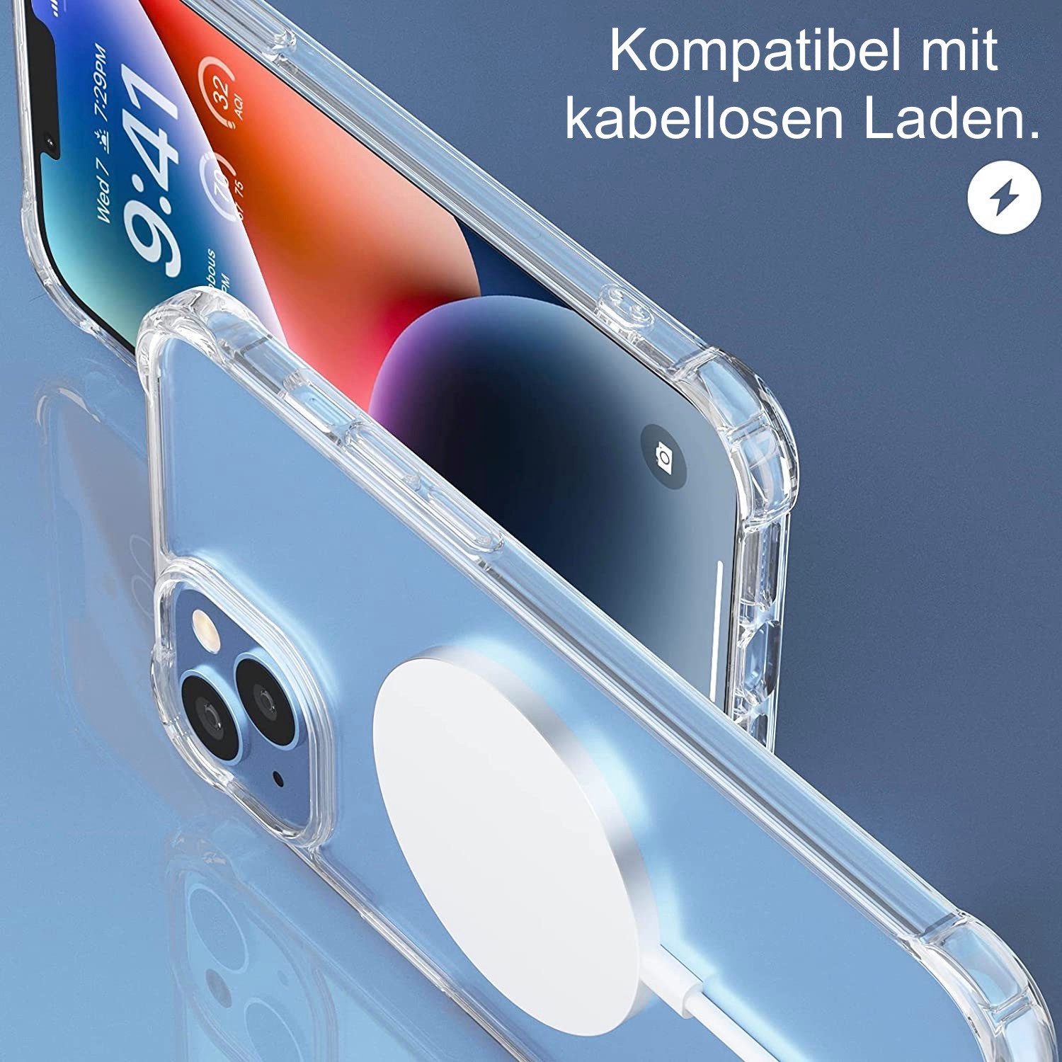 AVANA Handyhülle für iPhone 14 / Pro / Plus / Pro Max Hülle Schutzhülle Klar Bumper, Case, Cover, Durchsichtig, Transparent