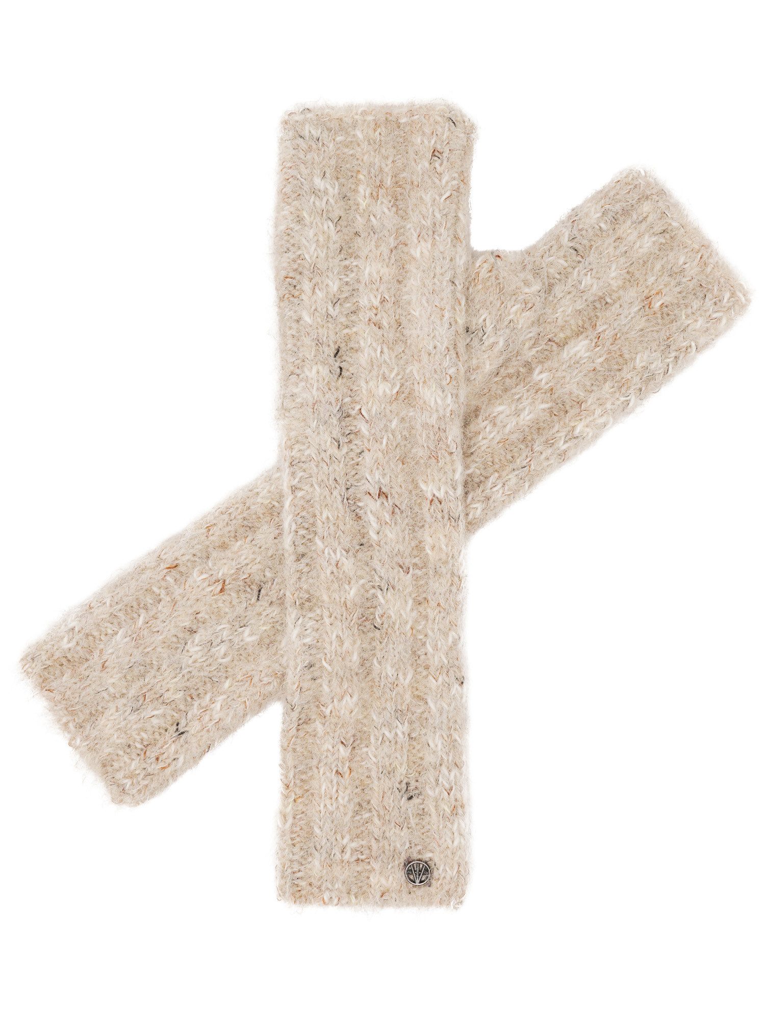 Loevenich Strickhandschuhe Melierte Loevenich Strick-Stulpen