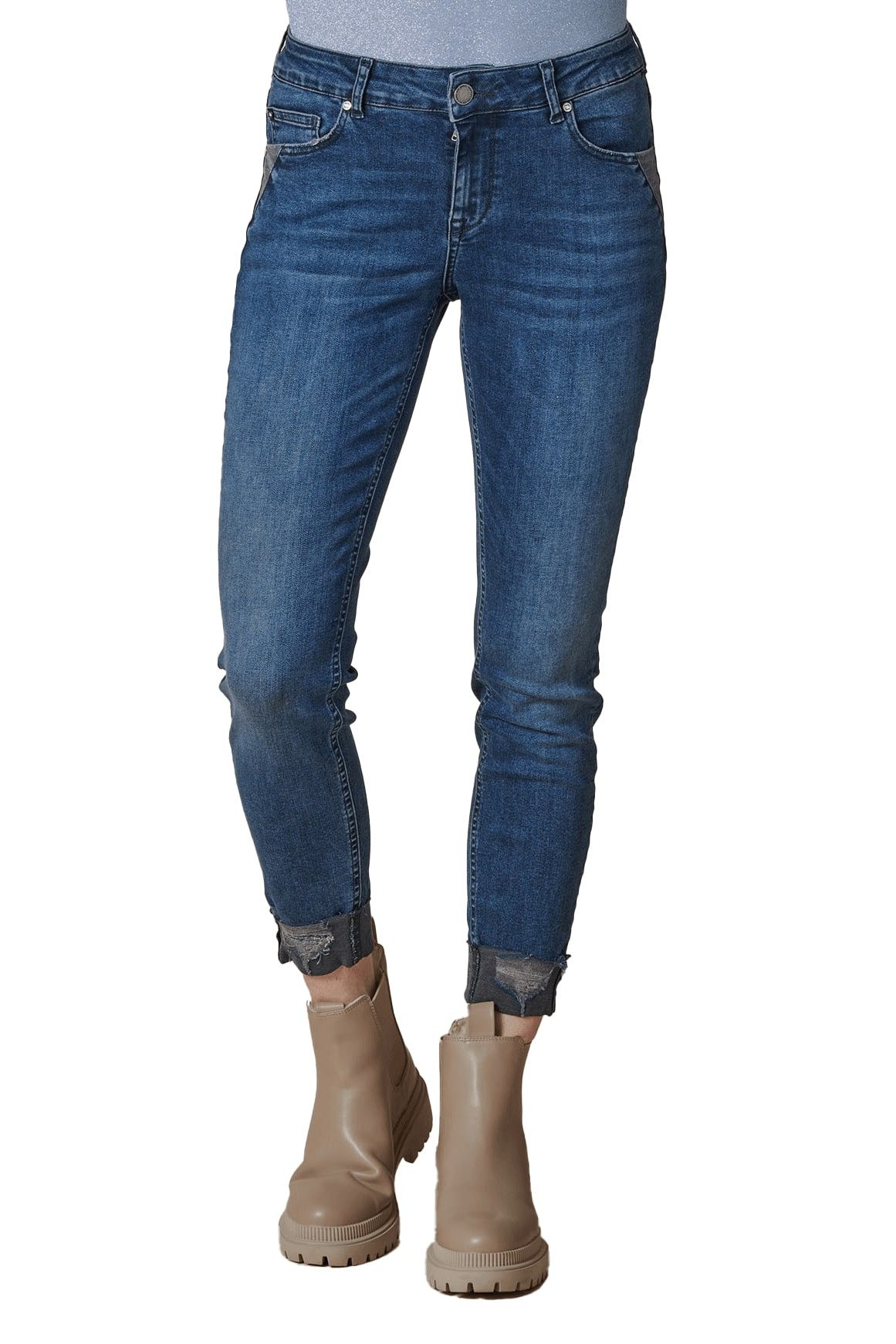 Zhrill 7/8-Jeans Skinny Jeans ZHNOVA Blau günstig online kaufen