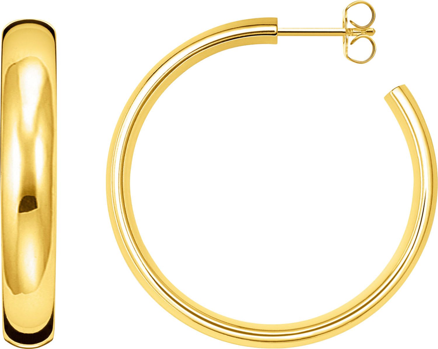 THOMAS SABO Paar Creolen Chunky mittelgroß