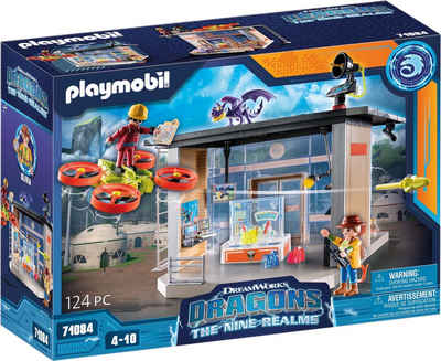 Playmobil® Konstruktions-Spielset »Dragons: The Nine Realms - Icaris Lab (71084)«, (124 St), Made in Germany