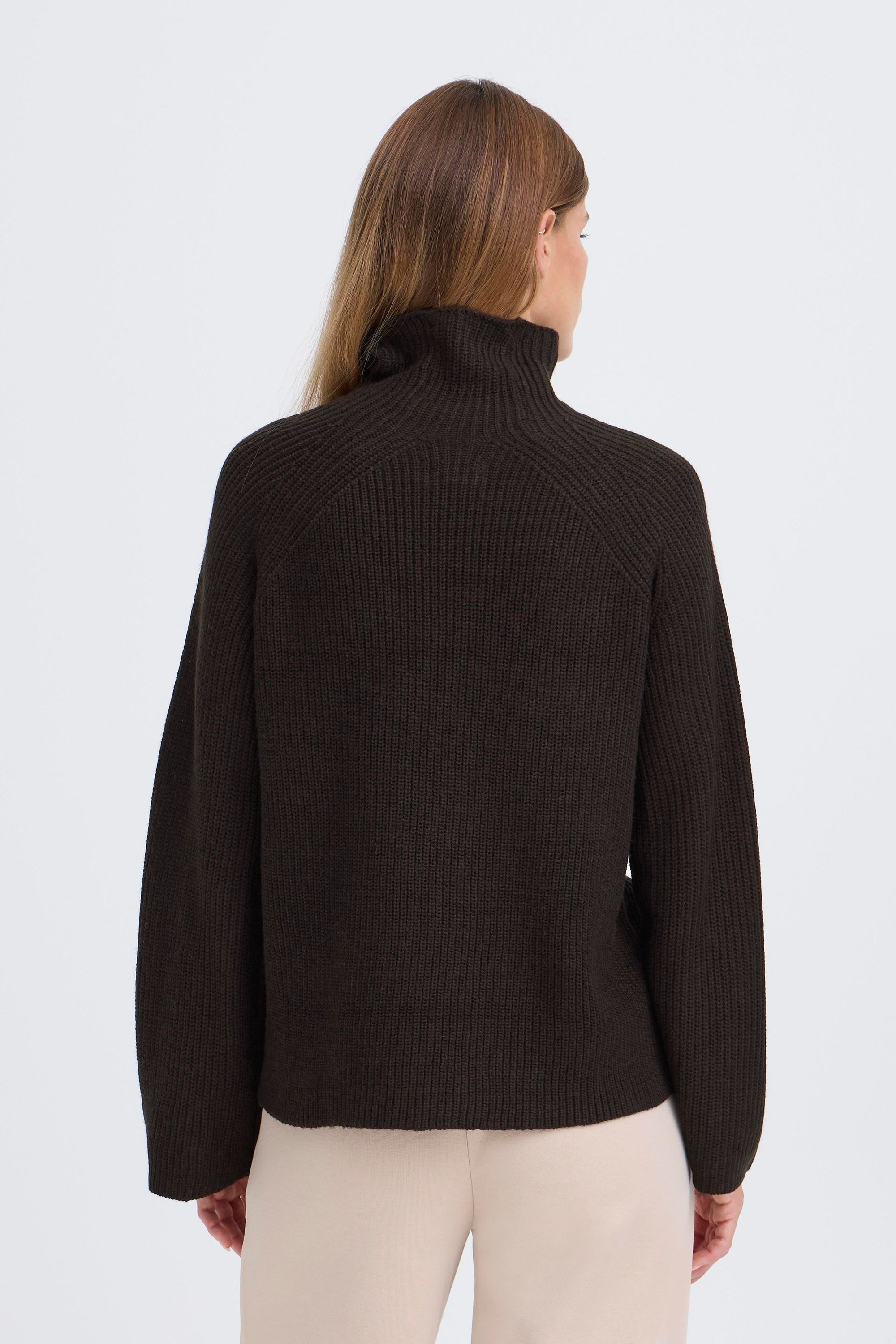 OXMO Strickpullover OXNelly Modischer Rollkragenpullover