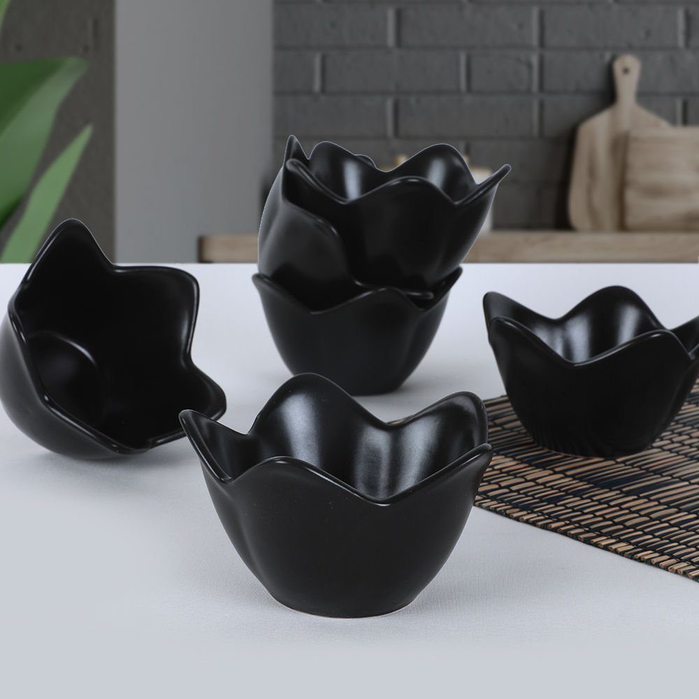 Hermia Concept Schüssel schwarz, Schüsseln, 100% Keramik