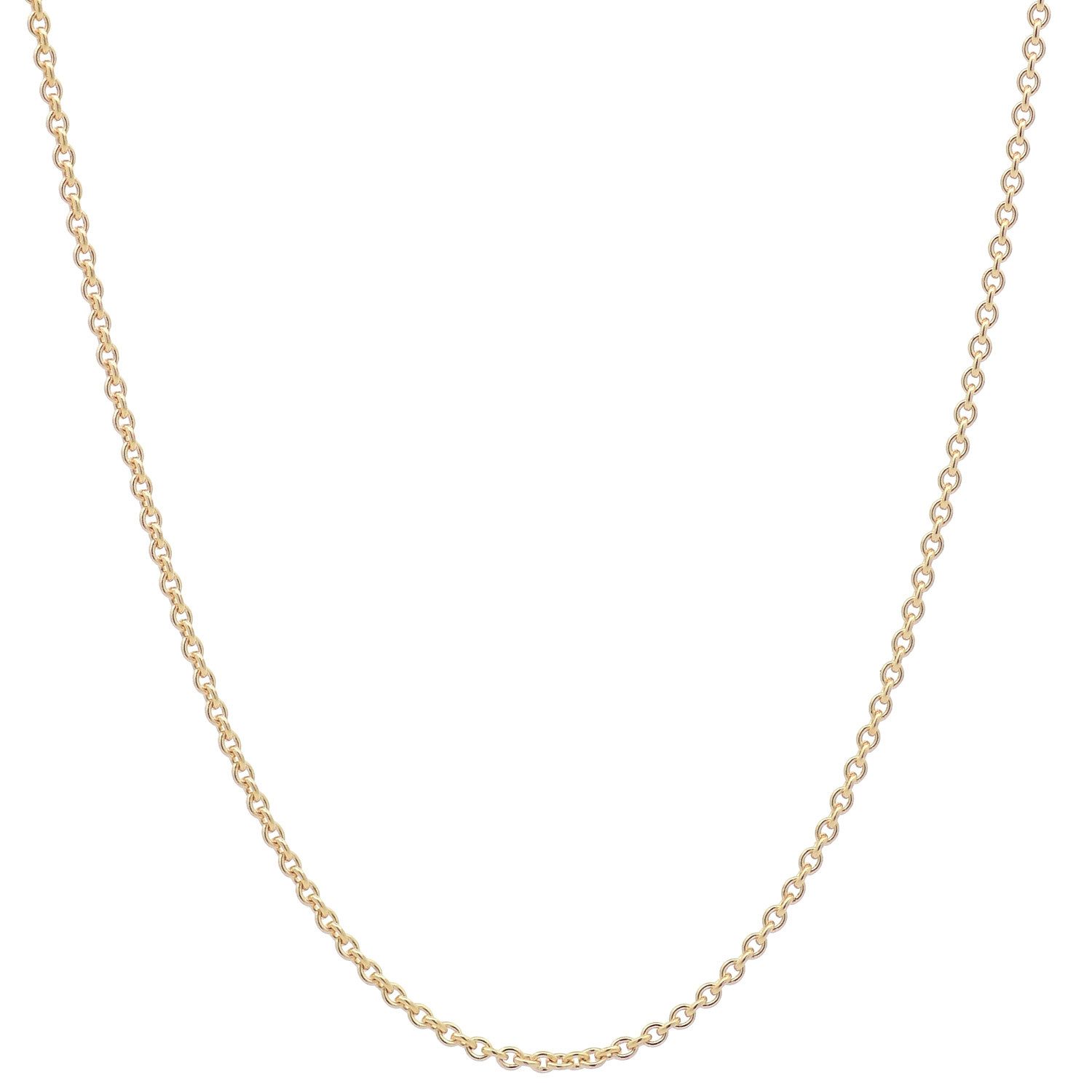 HOPLO Goldkette Goldkette Ankerkette Länge 36cm - Breite 0,8mm - 585-14 Karat Gold, Made in Germany – Bild 5 von 5