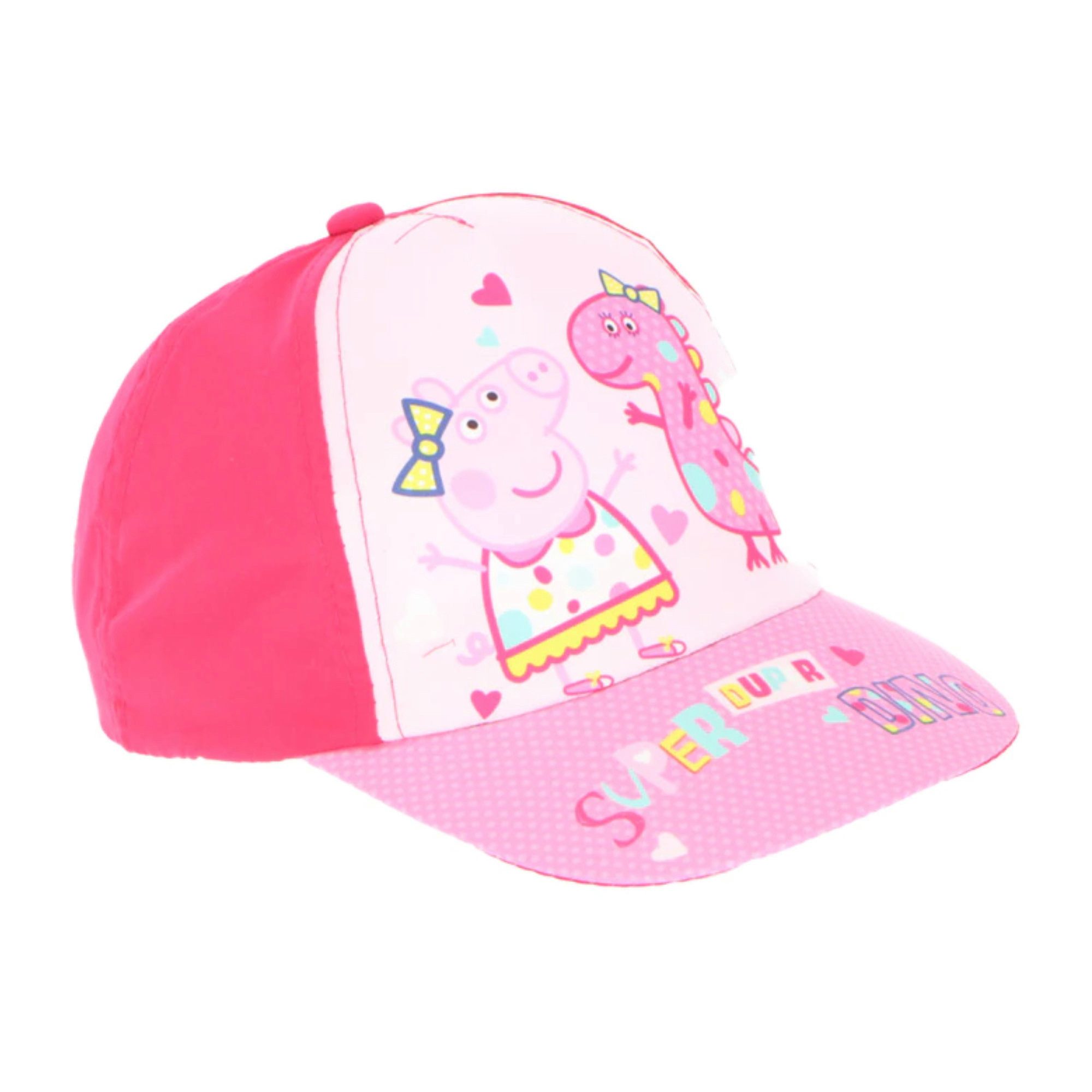 Baseball Cap Peppa Wutz Pig Kinder Mädchen Basecap Baseball Kappe Gr. 53
