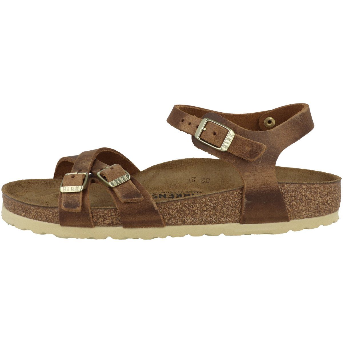 Birkenstock Kumba Geöltes Nubukleder Schmal Damen Sandale Sandaletten, Sommerschuhe, Badeschuhe, Riemchen, Schlappen