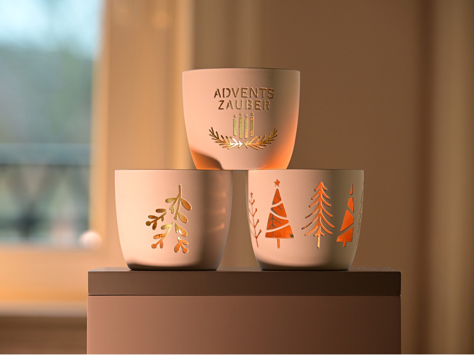 Giftcompany Windlicht Madras Windlicht M All the jingle ladies hot pink/gol günstig online kaufen