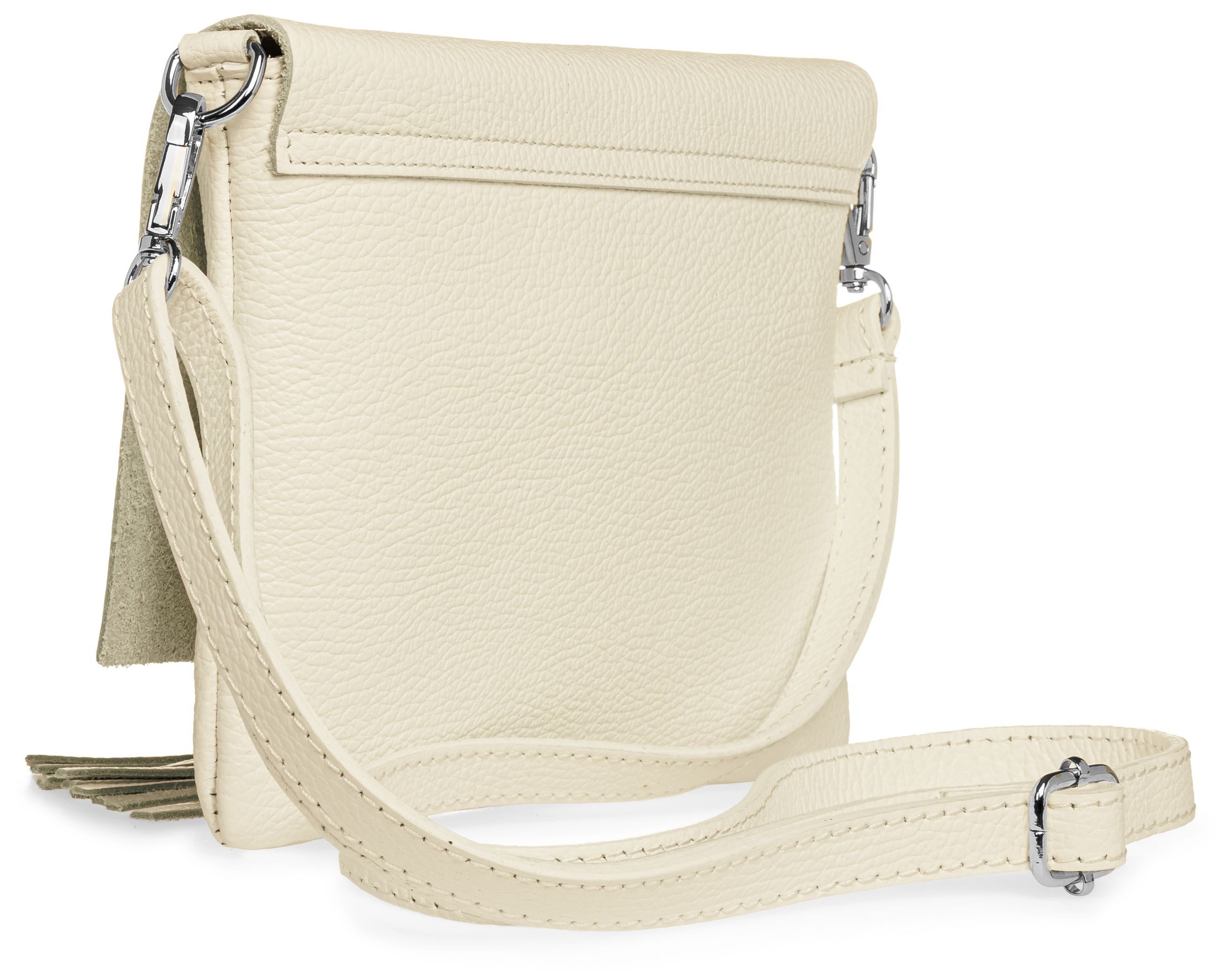 Caspar Clutch Abendtasche Damen Leder Handtasche - CLASSIC LINE - Modell No.830, leicht, elegant & unempfindlich - 100% Echtleder - Handmade in Italy