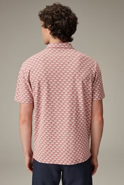 Next Poloshirt Strukturiertes Poloshirt mit Print (1-tlg)