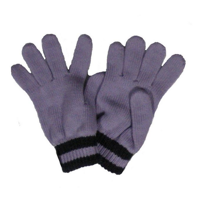Fiebig Strickhandschuhe Fiebig Mädchen Handschuhe in Strick Fingerhandschuhe violett