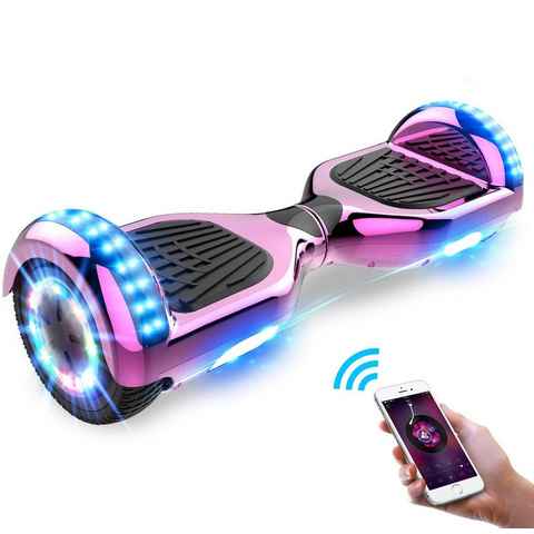 HITWAY Balance Scooter, Hoverboard BalanceScooter 6.5" mit LedLicht Bluetooth