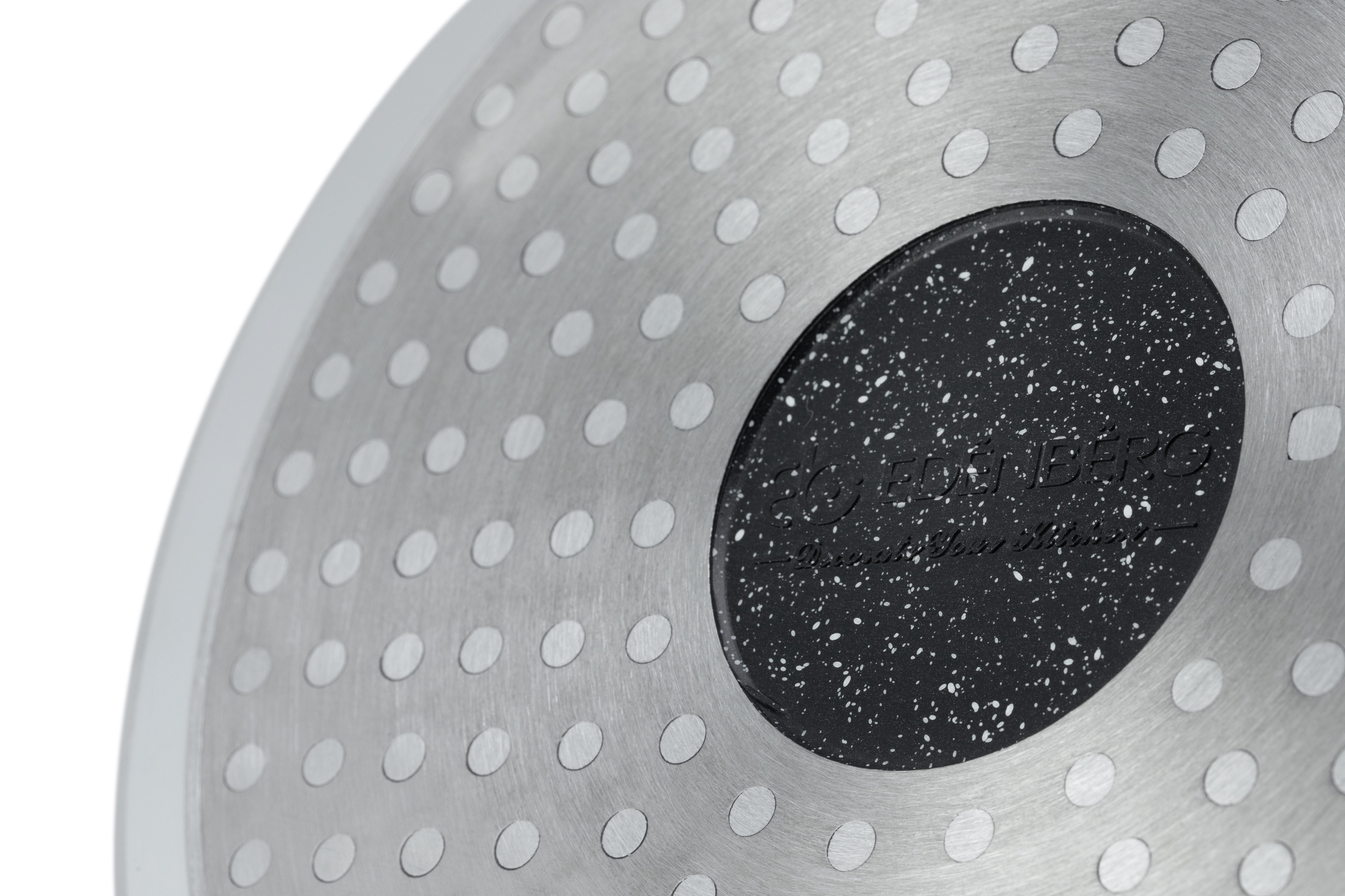 Edenberg Kochtopf Topf 6.8L Suppentopf Kompotttopf Spargeltopf Steinbeschichtung, Aluminiumguss, Keramik (Sehr hochwertig, 2-tlg., Eine ideale Geschenkidee)