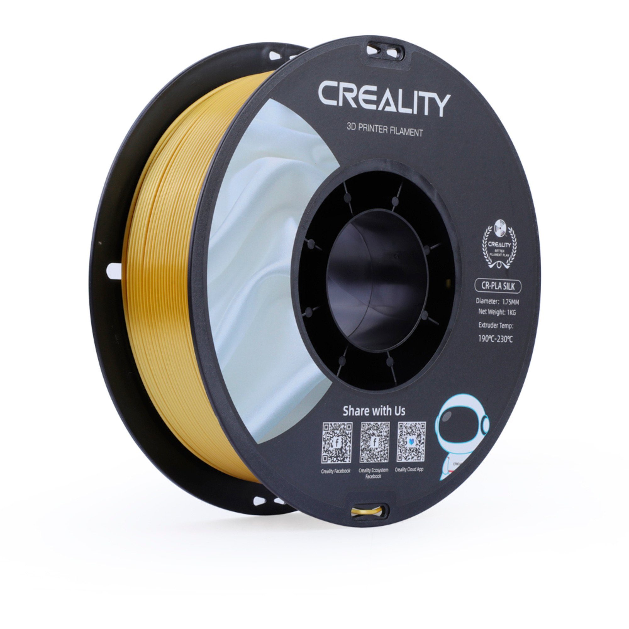 Creality Filament Creality CR-Silk PLA Filament Gold, 3D-Filament – Bild 2 von 5