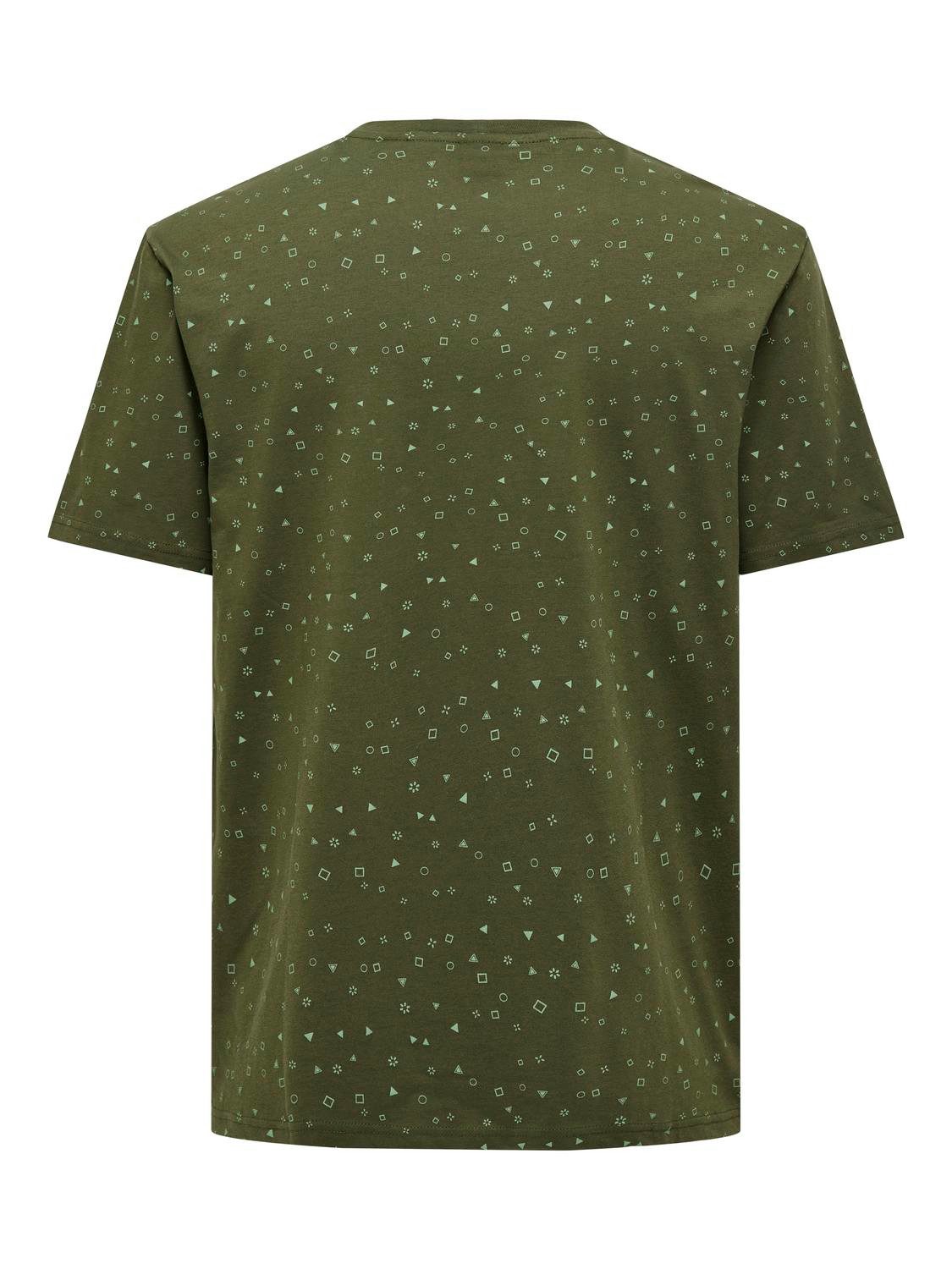 ONLY & SONS T-Shirt Rundhals Kurzarm günstig online kaufen