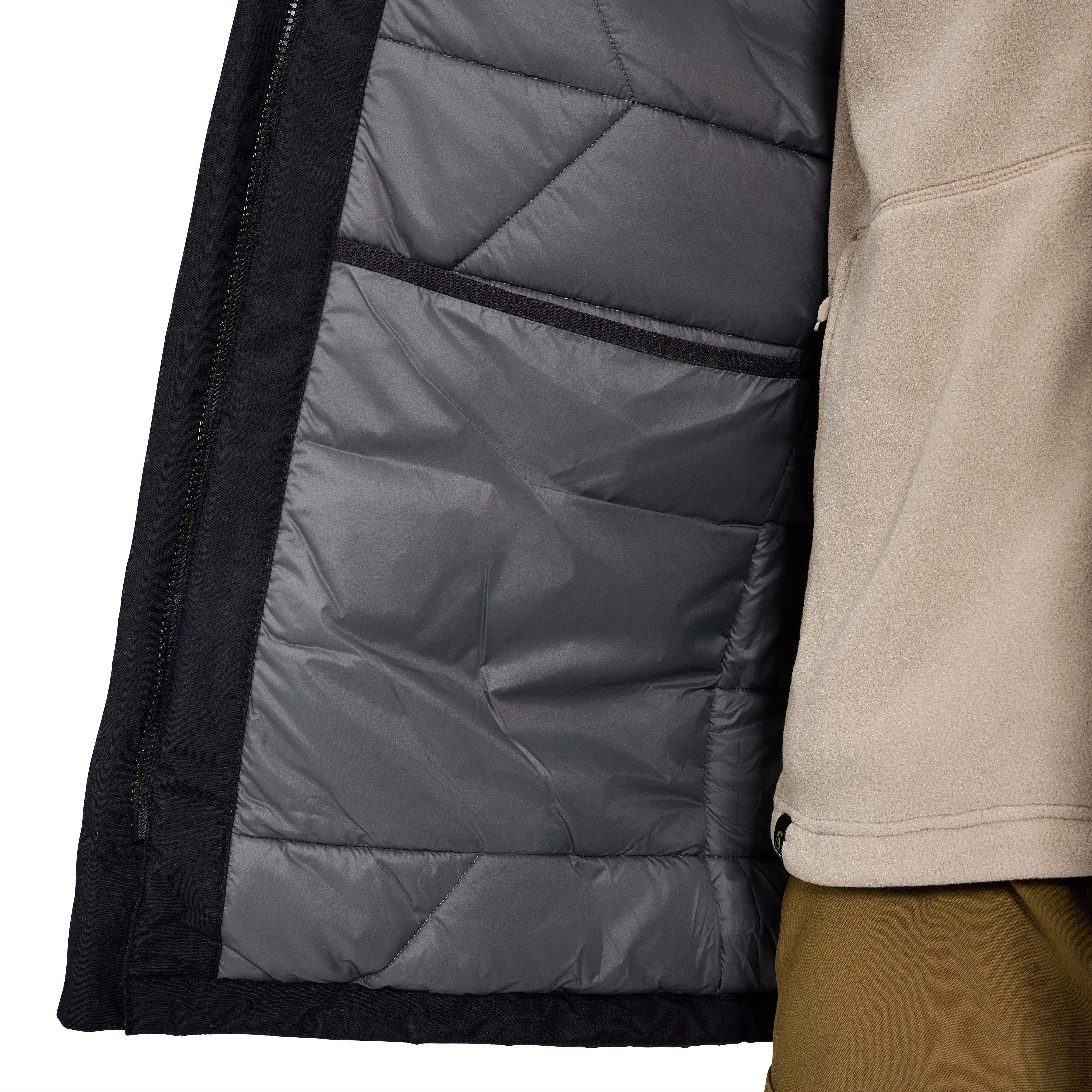 Berghaus Parka WANSBECK INSULATED PARKA mit geschichteter Kapuze, wasserdicht, atmungsaktiv, langer Schnitt