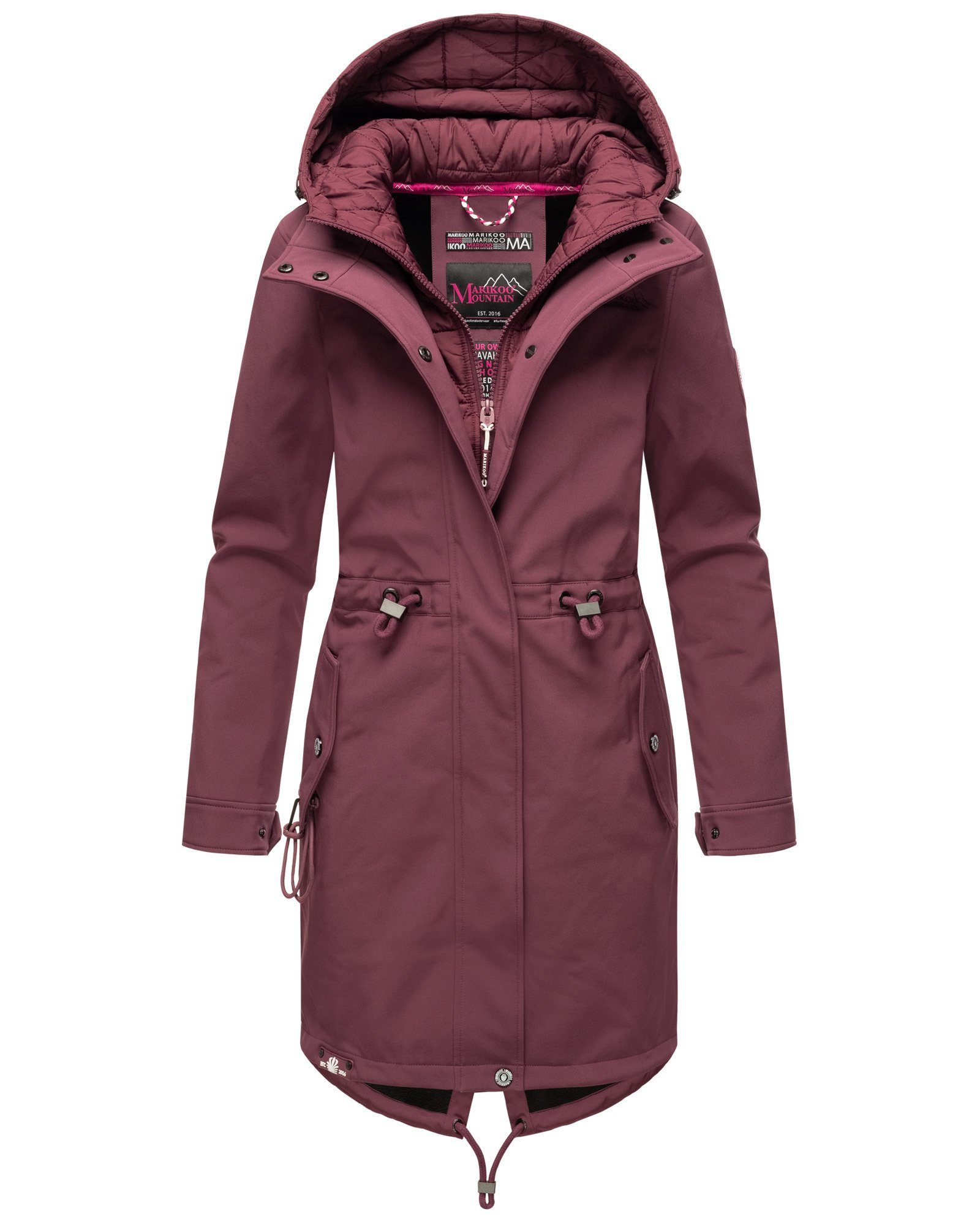Marikoo Softshelljacke "Mountain Presanella", mit einem Doppelkragen günstig online kaufen