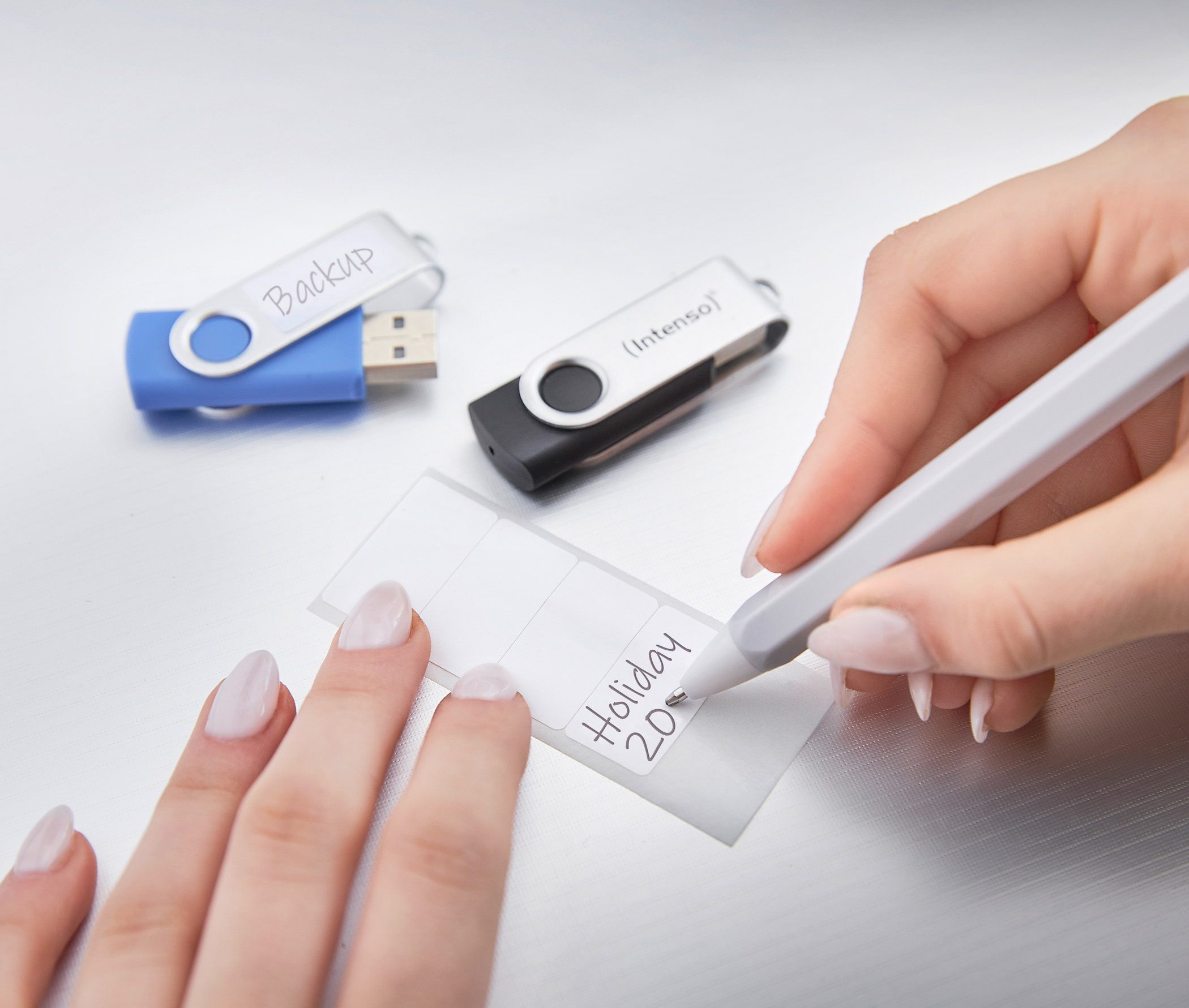 Intenso USB Stick 64GB Speicherstick Office Line USB 3.2 USB-A 5er Pack USB-Flash-Laufwerk