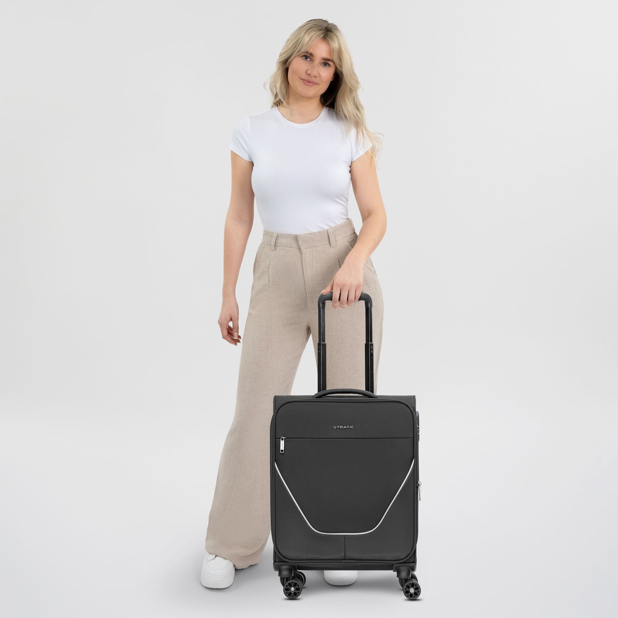 Stratic Handgepäck-Trolley taska, 4 Rollen, Polyester günstig online kaufen