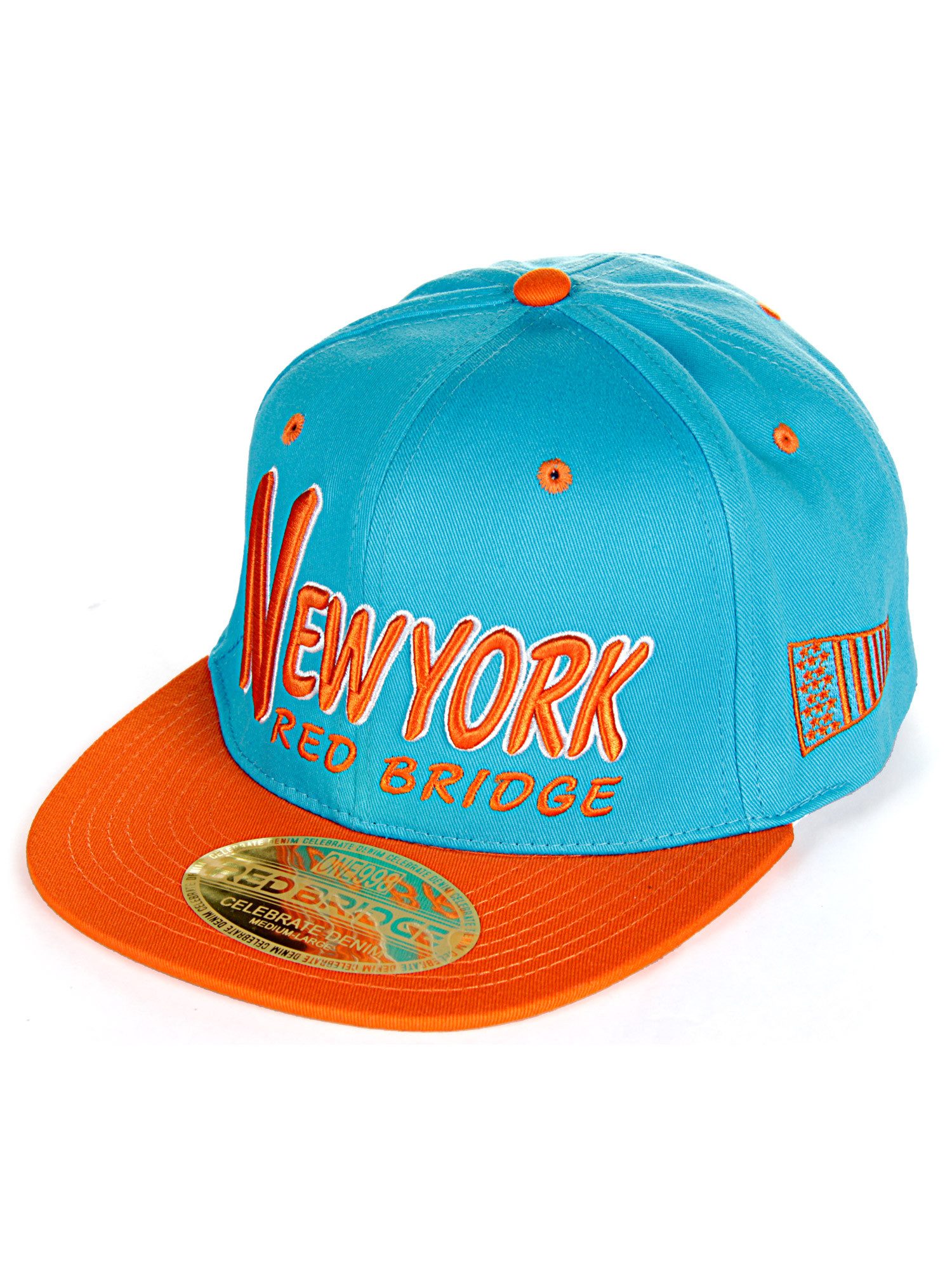 RedBridge Snapback Cap „New York“ – 3D-Stickerei, Verstellbar