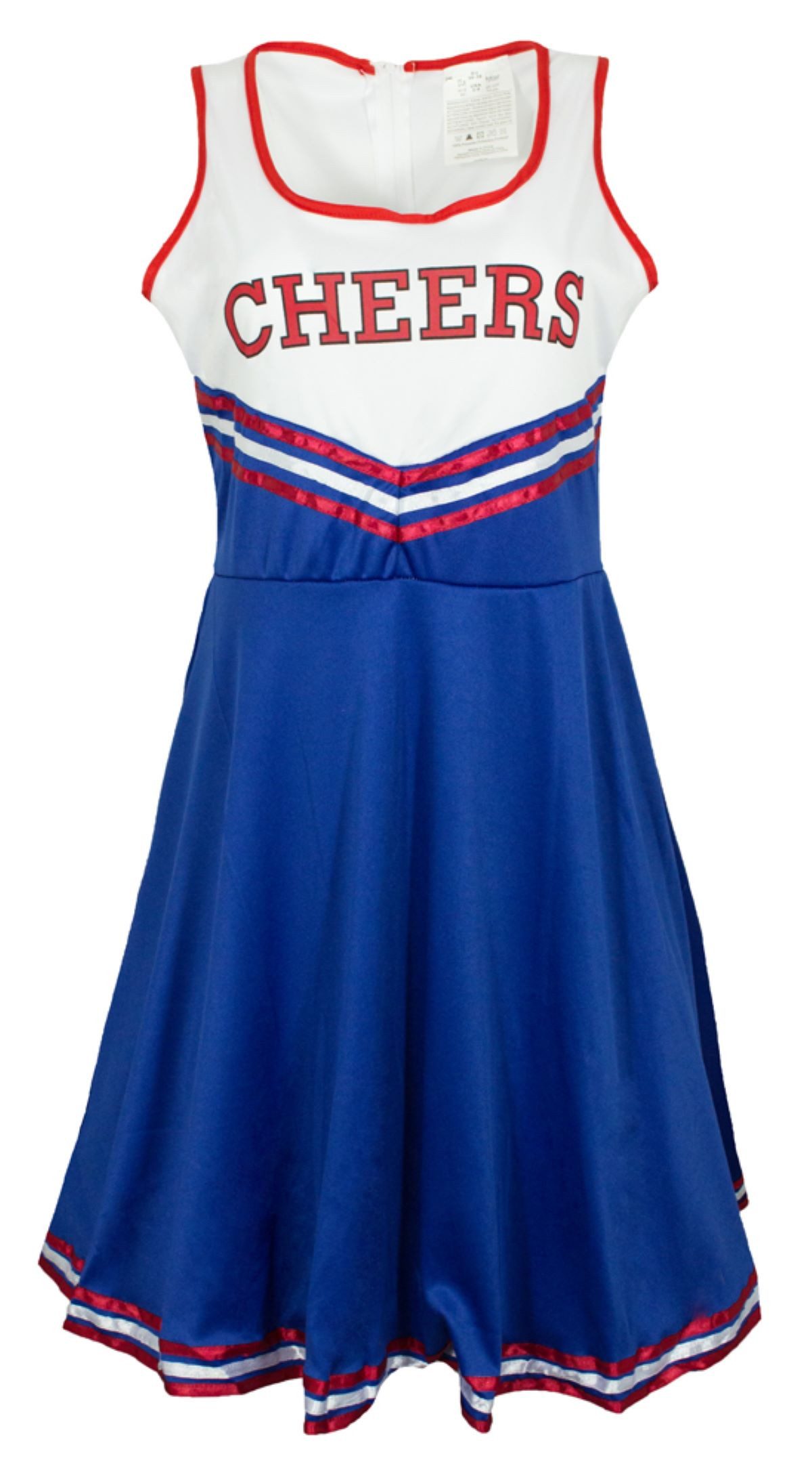 Funny Fashion Kostüm USA Cheerleader Kostüm für Damen, Kleid