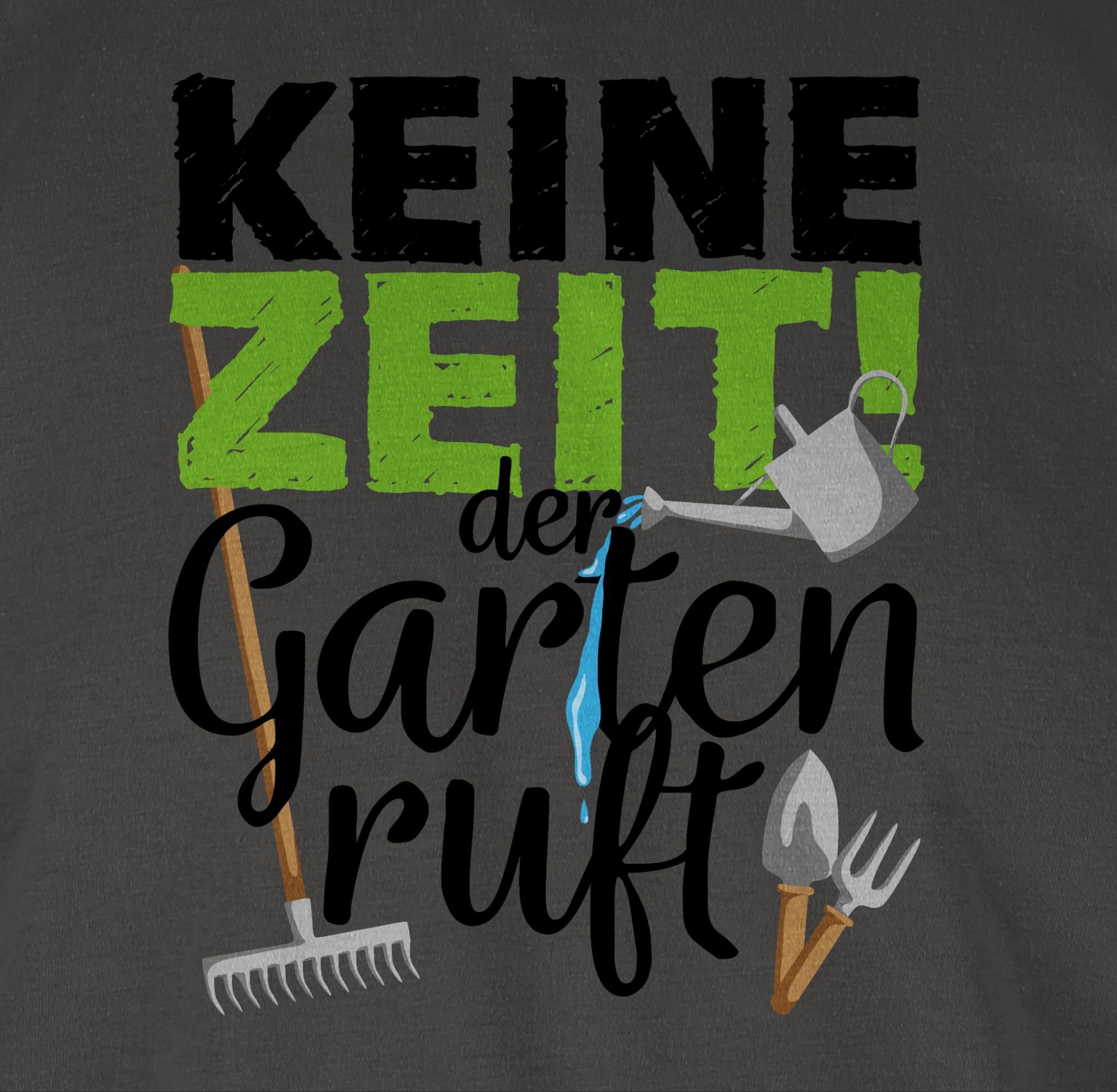 Outfit Dunkelgrau Garten Keine 2 T-Shirt Shirtracer ruft - Hobby Gartengeräte der Zeit