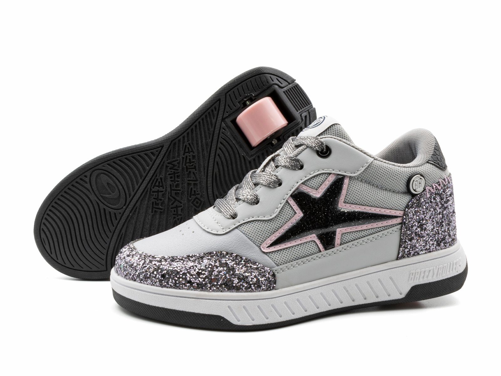 BREEZY ROLLERS Schuhe mit Rollen Rollschuhe Sneaker Heelys 2-in-1 Kinderschuhe Rollschuhe