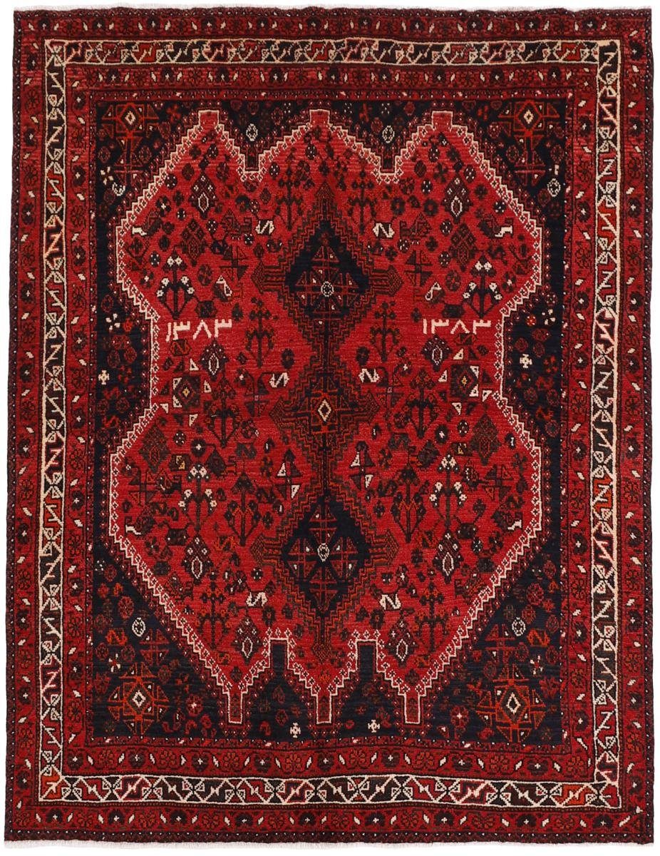 Orientteppich Shiraz 172x226 Handgeknüpfter Orientteppich / Perserteppich, Nain Trading, rechteckig, Höhe: 10 mm