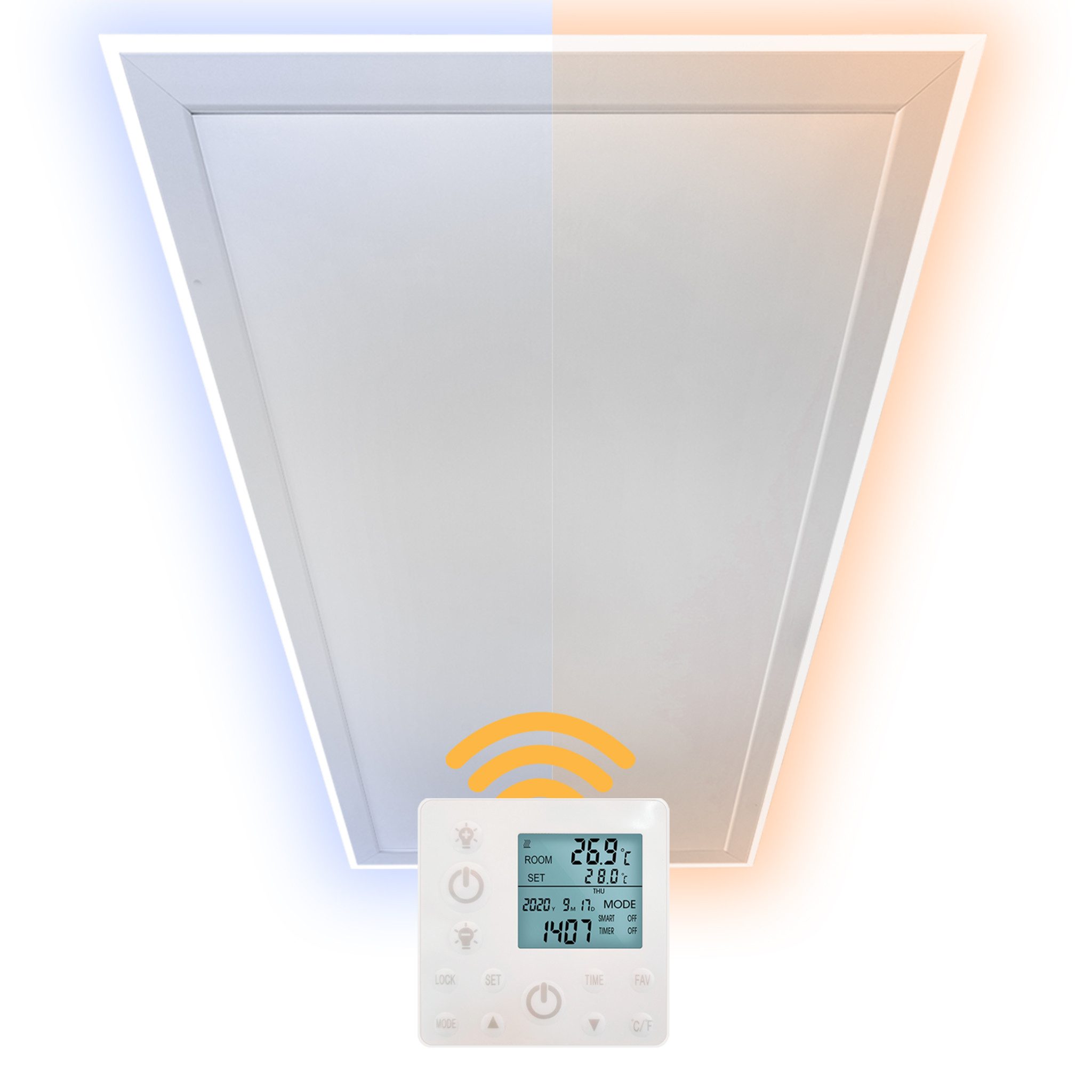 Heidenfeld Infrarotheizung 390 - 800 W günstig online kaufen