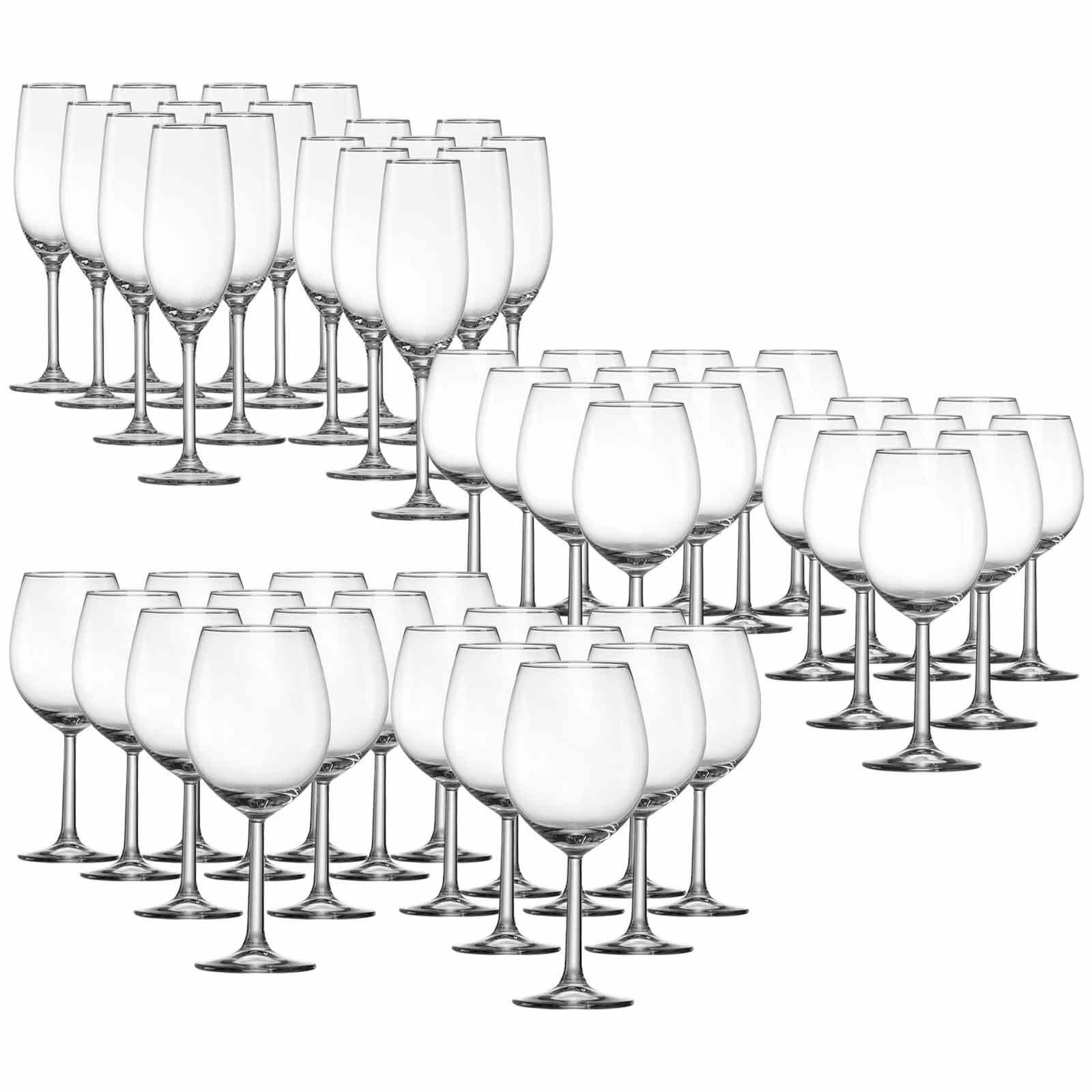 Ritzenhoff & Breker Gläser-Set Vio 4Gastro Wein- / Sektgläser-Set 54er Set, 54-tlg., Glas