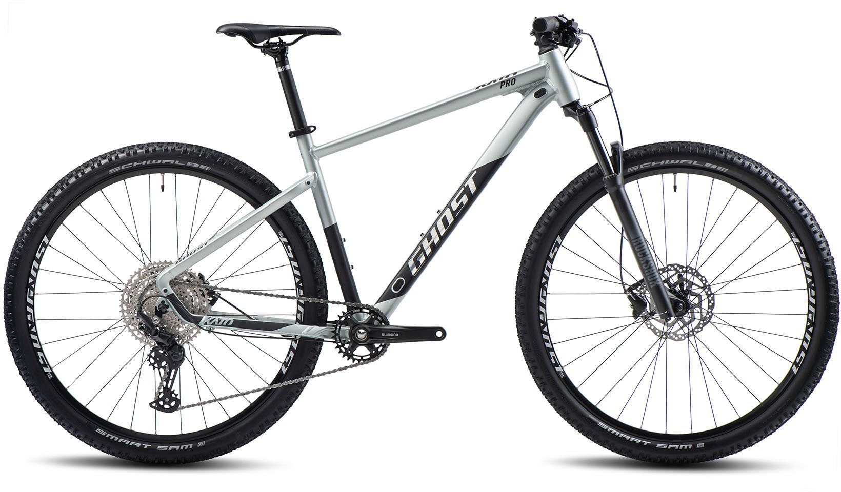 Ghost Mountainbike Kato Pro AL, 12 Gang Shimano Deore RD-M6100 Schaltwerk, Kettenschaltung, für Damen und Herren, Kettenschaltung